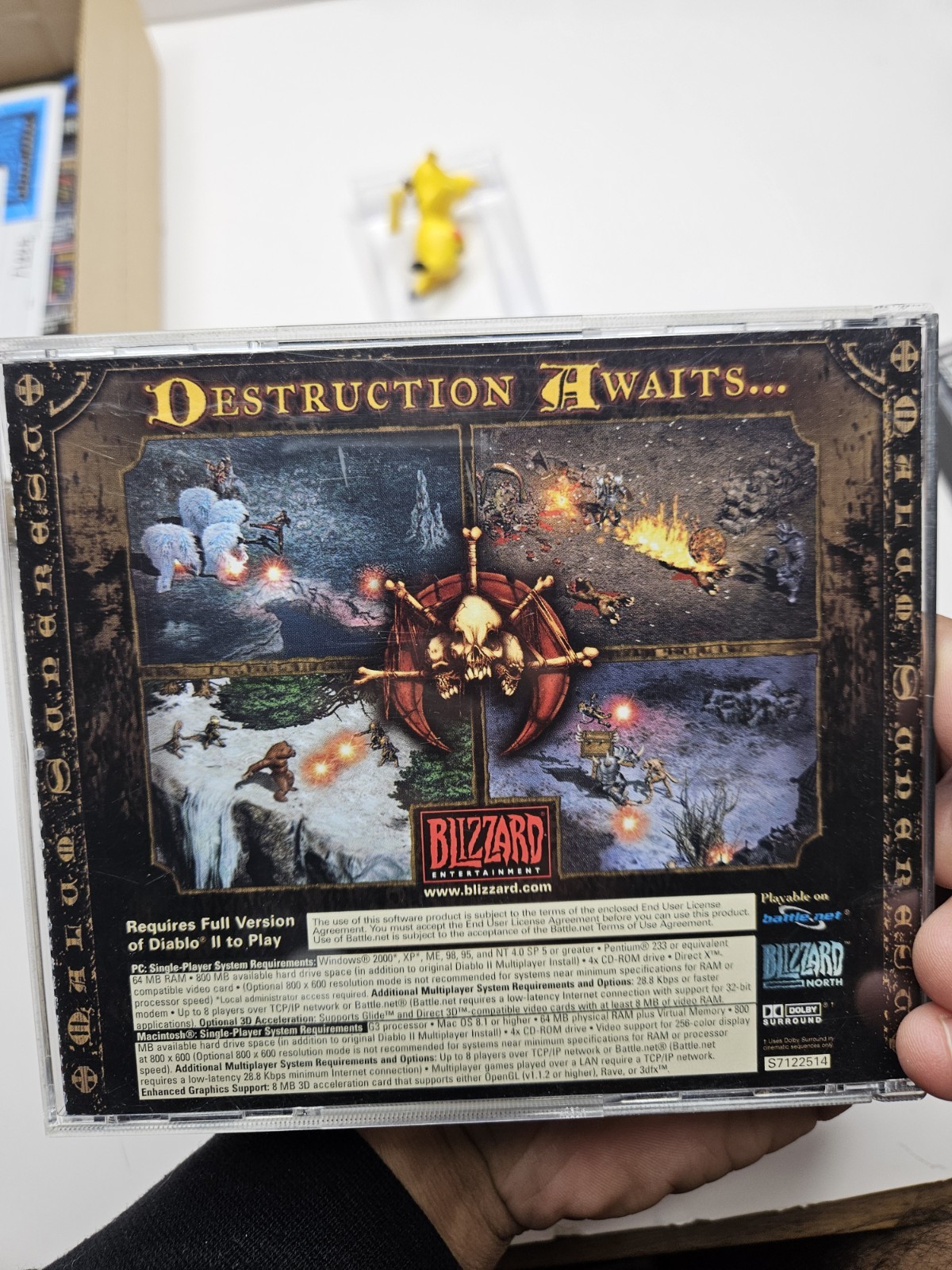 Diablo II + Diablo II Expansion Set: Lord of Destruction Box Set W/poster Pc
