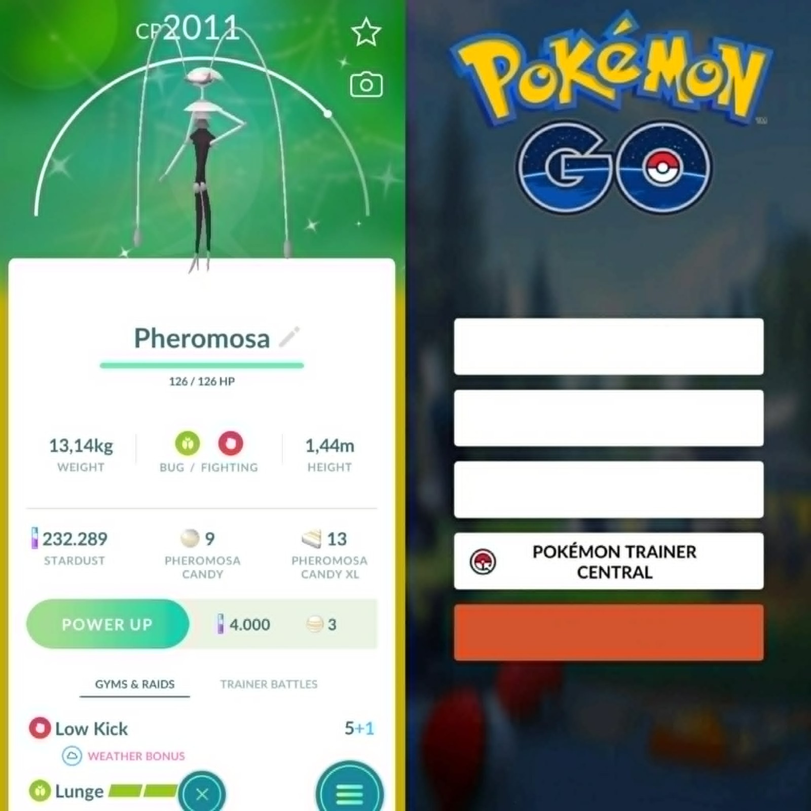 Pokémon PTC Go | Shiny Pheromosa ✨ Mini or Trade