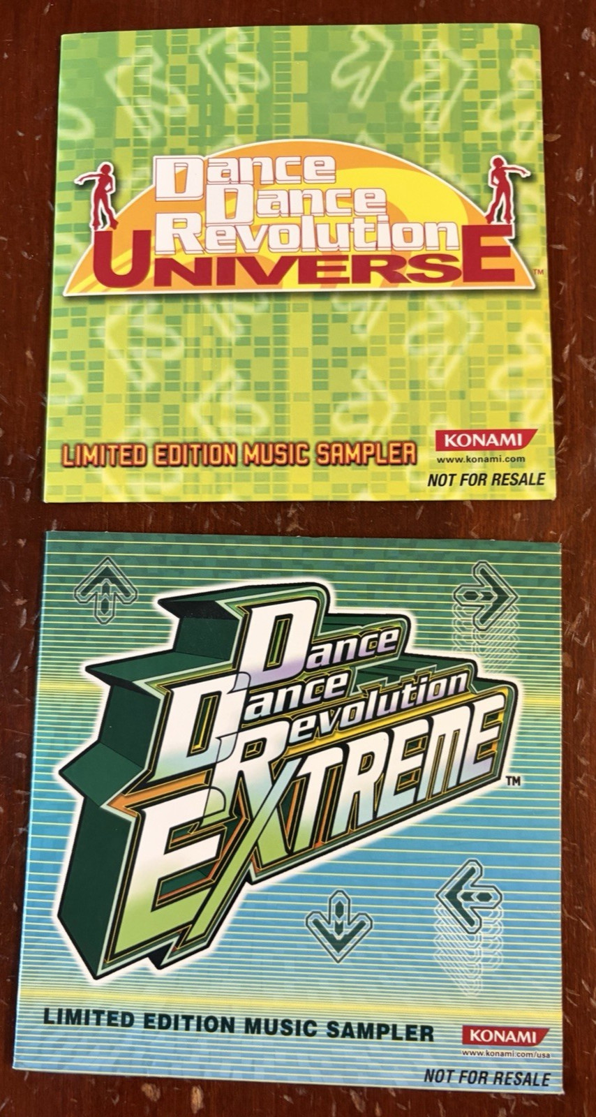 Dance Dance Revolution Extreme & UNIVERSE Limited Edition Music Sampler CDs