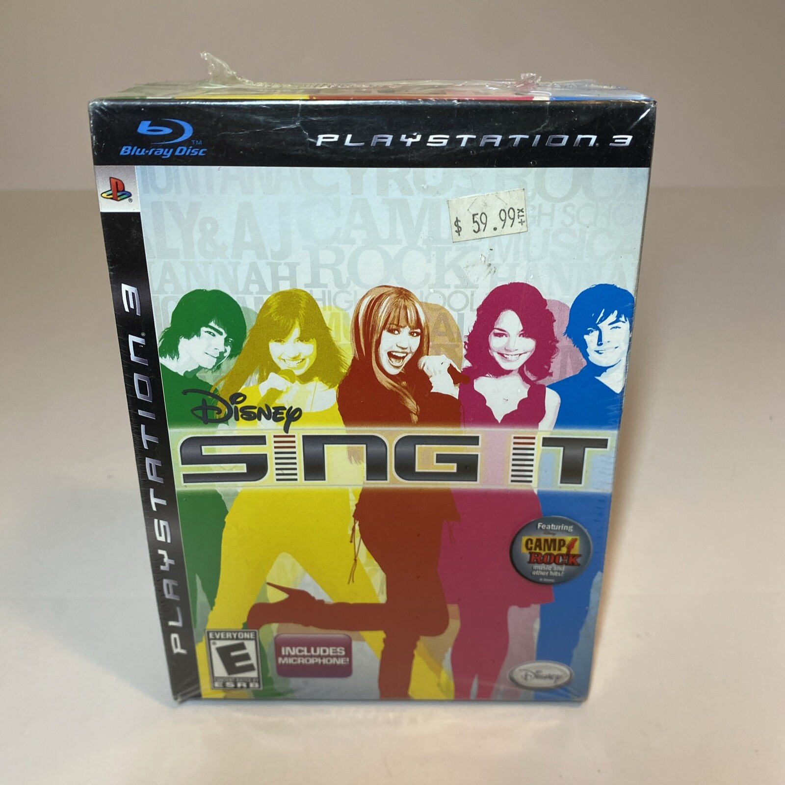 Disney Sing It (PlayStation 3, 2008) Camp Rock – Sealed with Microphone BUNDLE