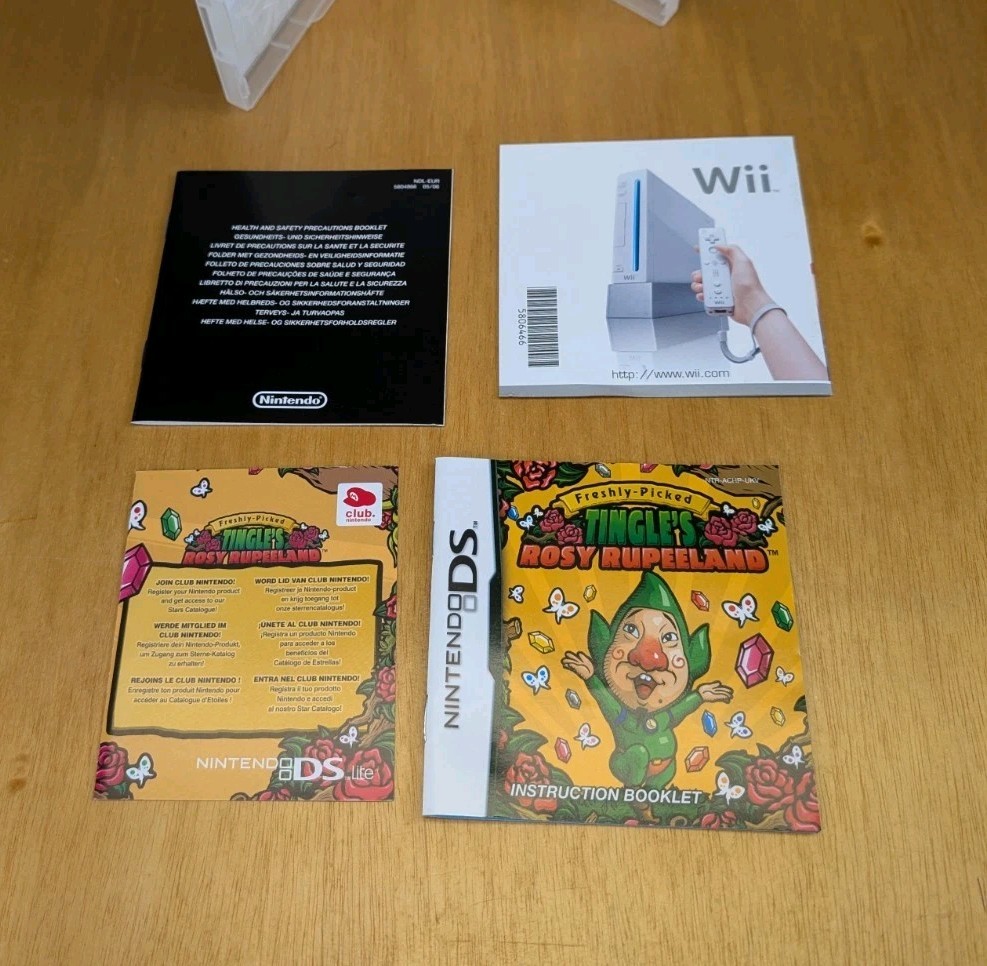 Freshly Picked Tingle’s Rosy RupeeLand DS REGION FREE (Works On US Consoles) PAL