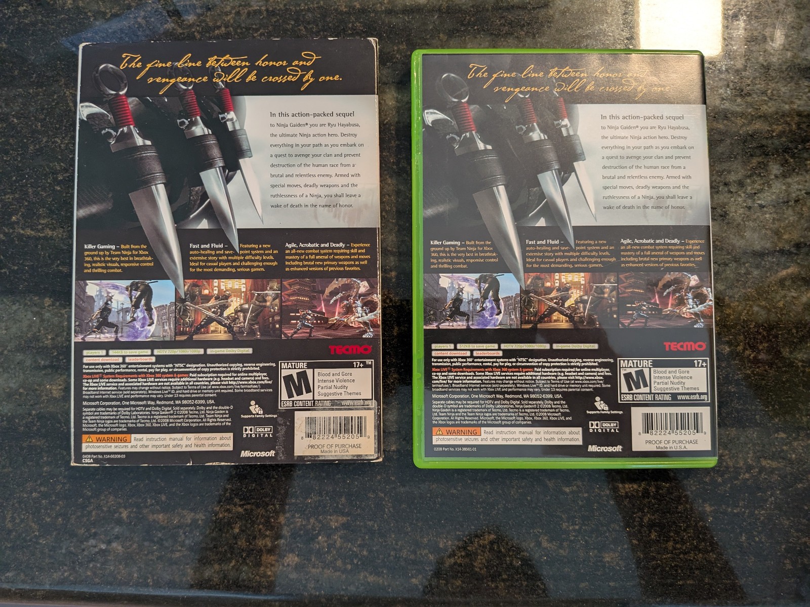 Ninja Gaiden II (Microsoft Xbox 360, 2008) with Sleeve Complete
