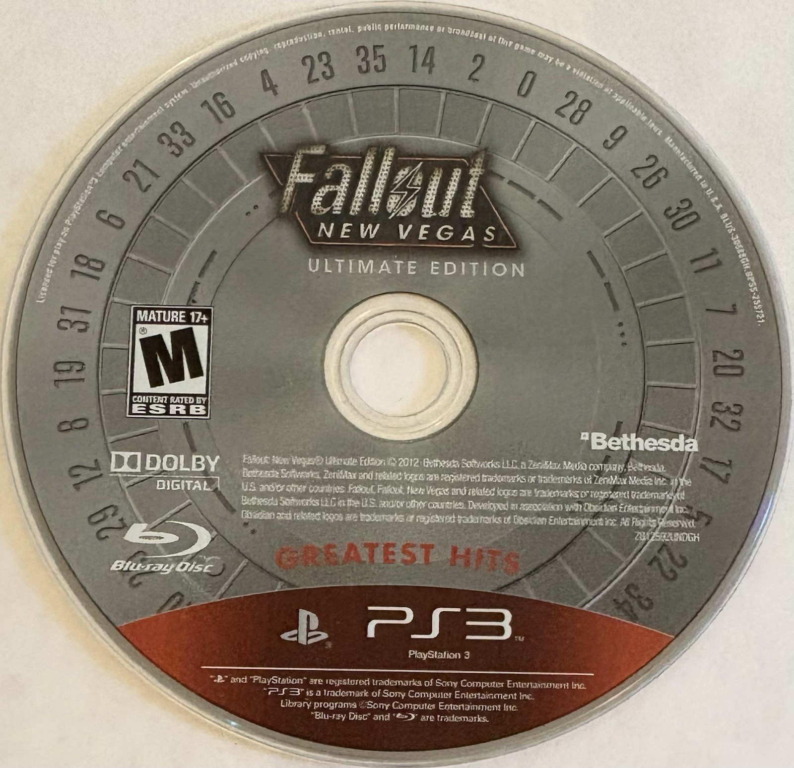 Fallout: New Vegas – Ultimate Edition – GH (PS3) DISC ONLY | NO TRACKING | M3314