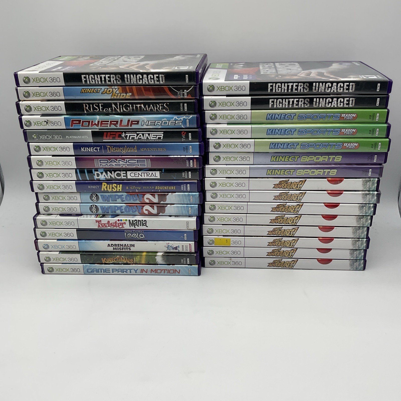 Kinect Games Bundle Lot Xbox 360|31 Games|Good Condition|Free Shipping|Many CIB