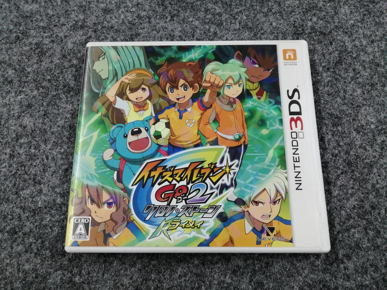 LEVEL5 Inazuma Eleven GO2 Chrono Stone Limei software Nintendo 3DS
