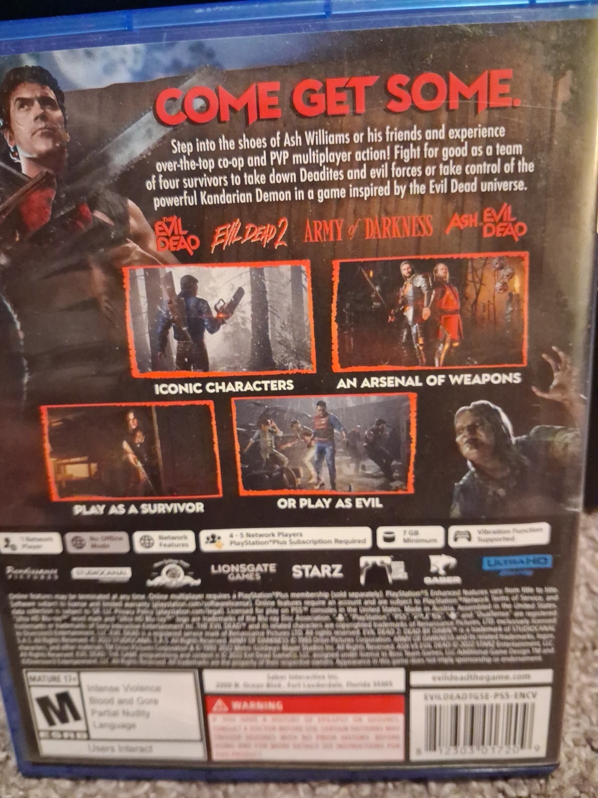 Evil Dead: The Game (PS5, 2022)