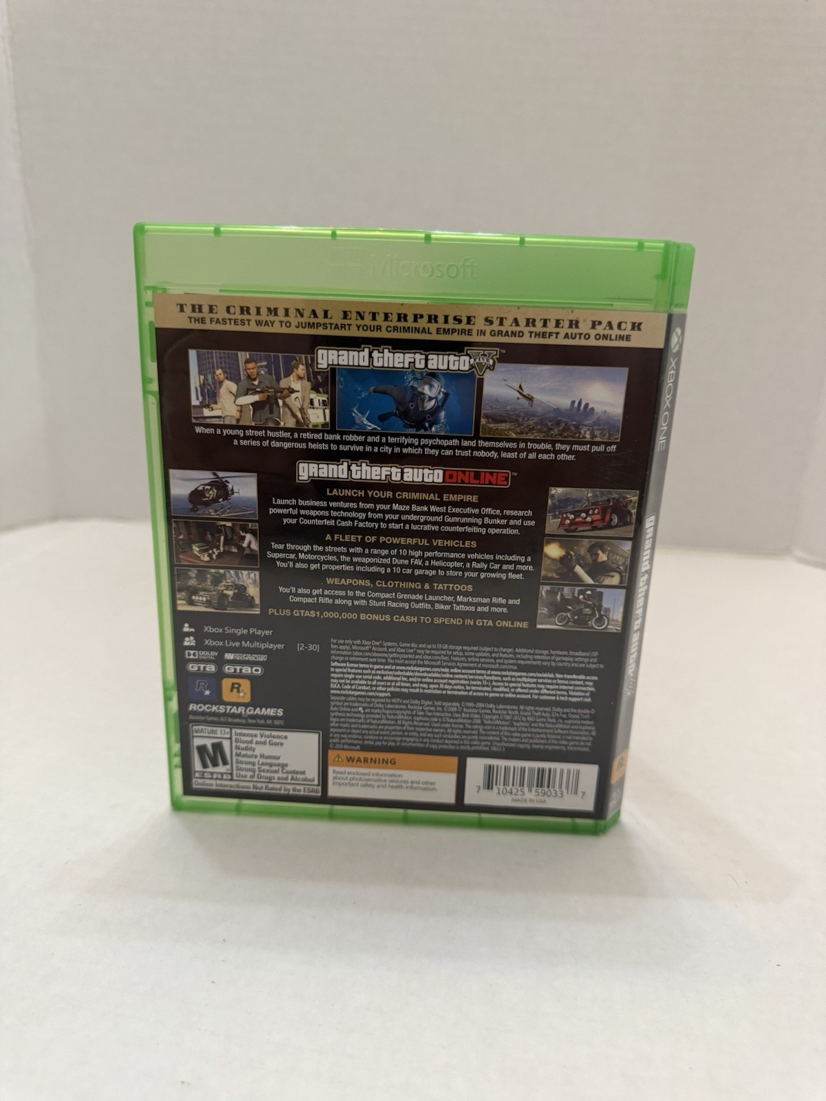 Grand Theft Auto V Premium Online Edition – Microsoft Xbox One
