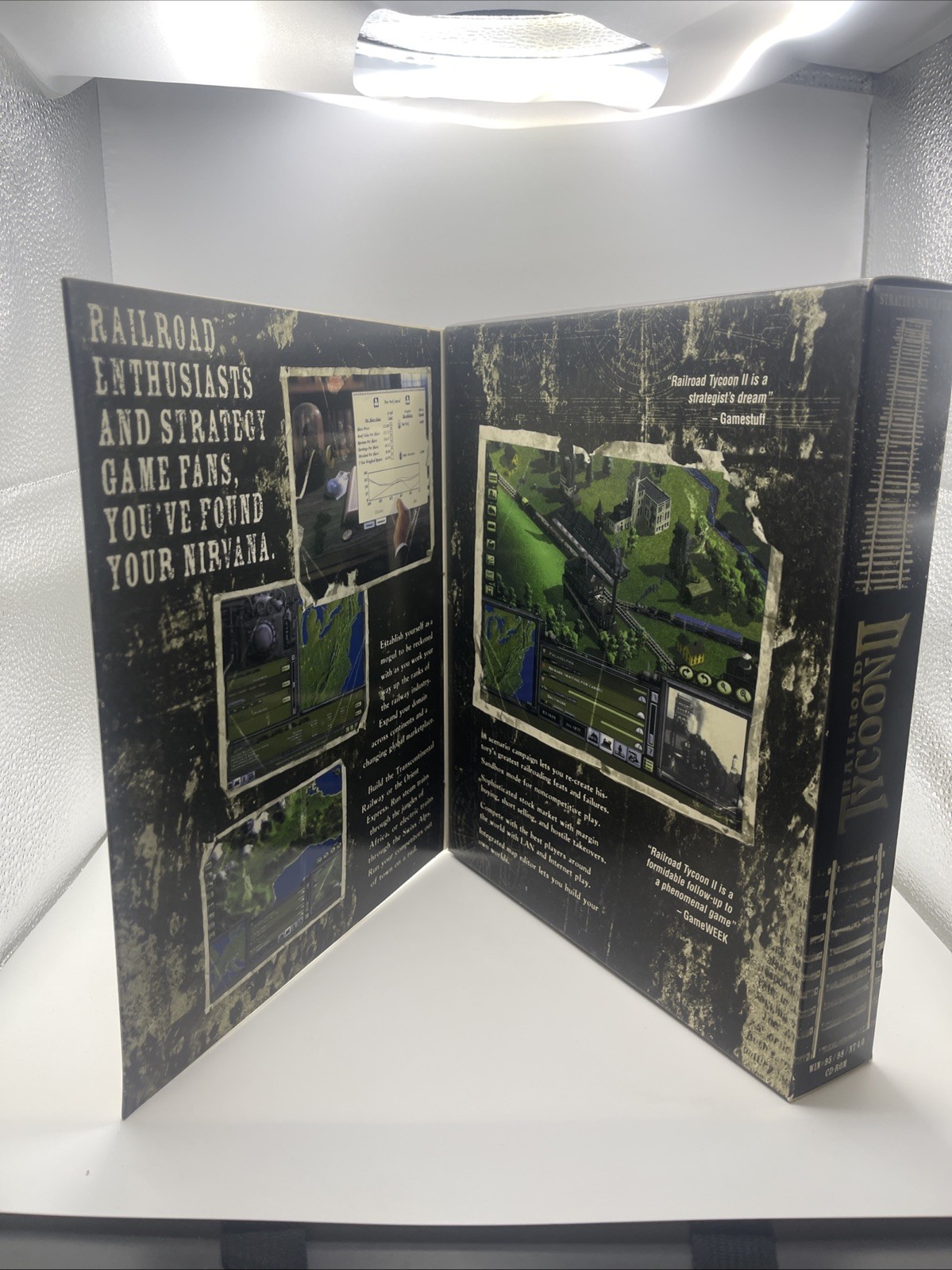 Railroad Tycoon II – PC Big Box Strategy Game / Sim – New See Desc