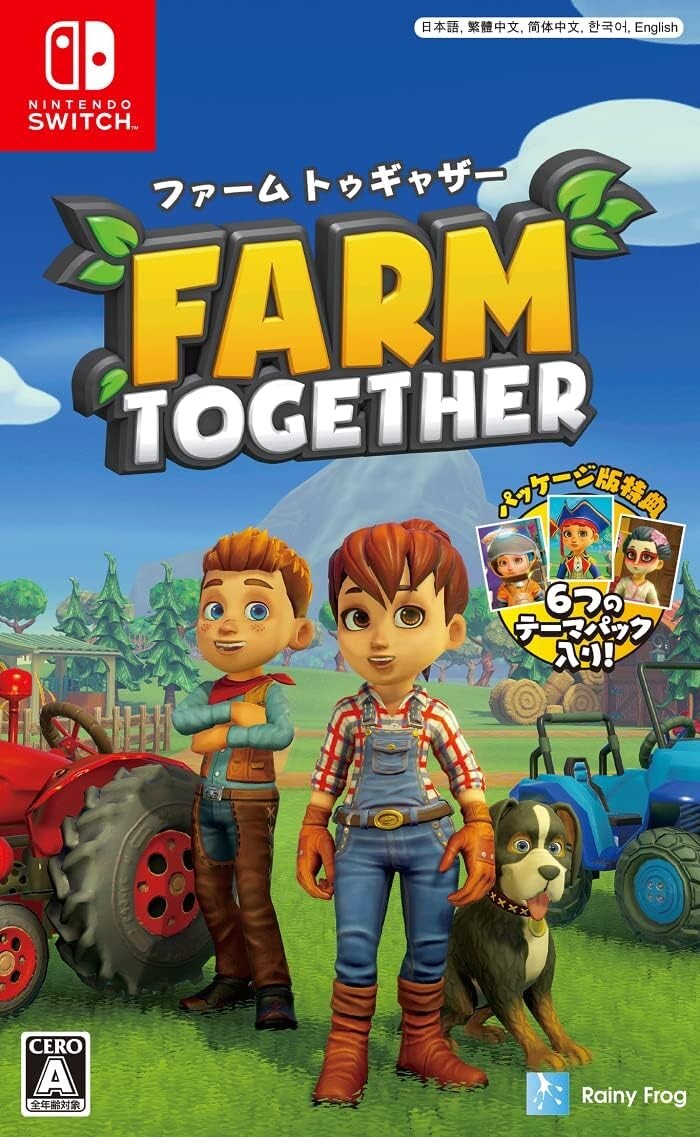 Ninteno Switch Video Games Farm Together Rainy Frog Simulation Japan