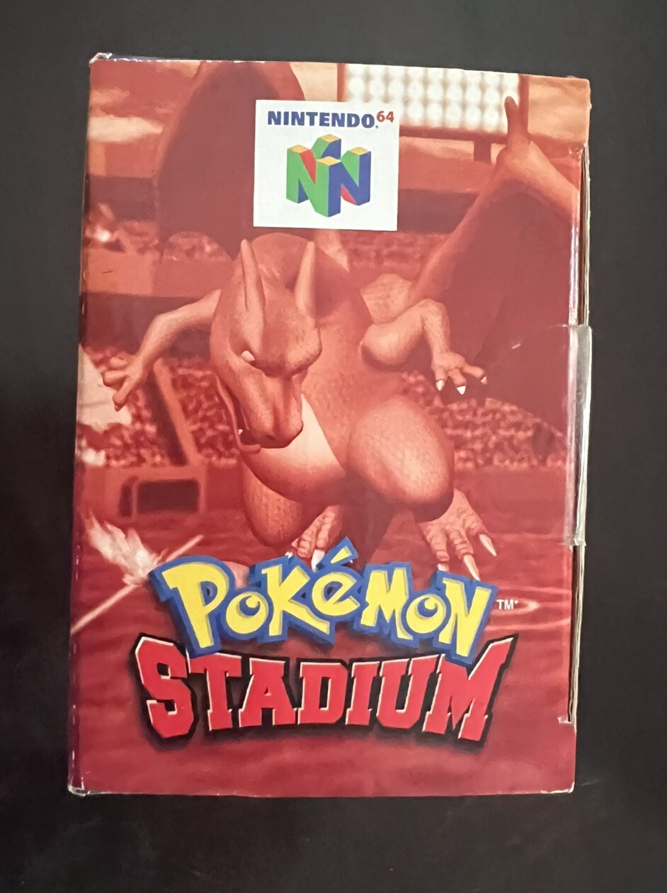 Pokemon Stadium N64 Nintendo 64 with Transfer Pack And Manual Tested Authentic