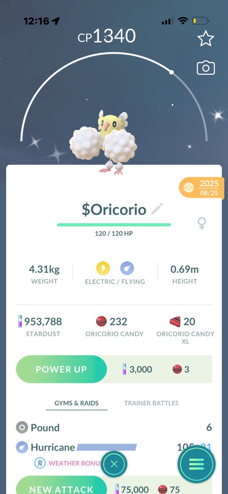 ✨Oricorio shiny TRADE✨ link trade Pokémon GO Android iOS