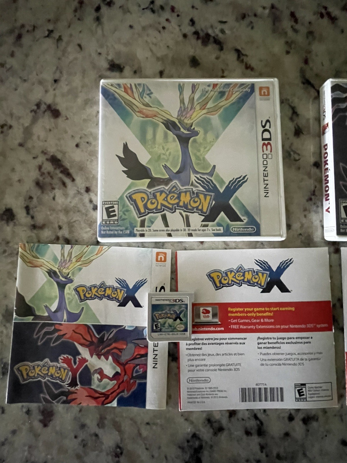 Pokémon X and Y Versions Nintendo 3DS CIB Bundle/Lot Tested Working Authentic!