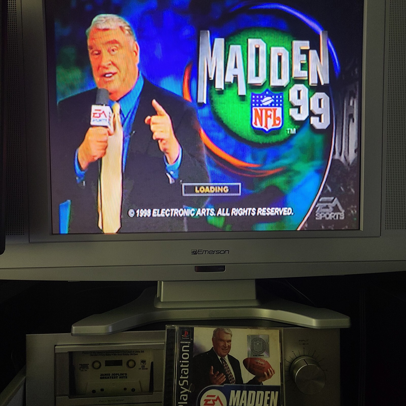 Madden NFL 99 Football (Sony PlayStation 1, 1998) tested good