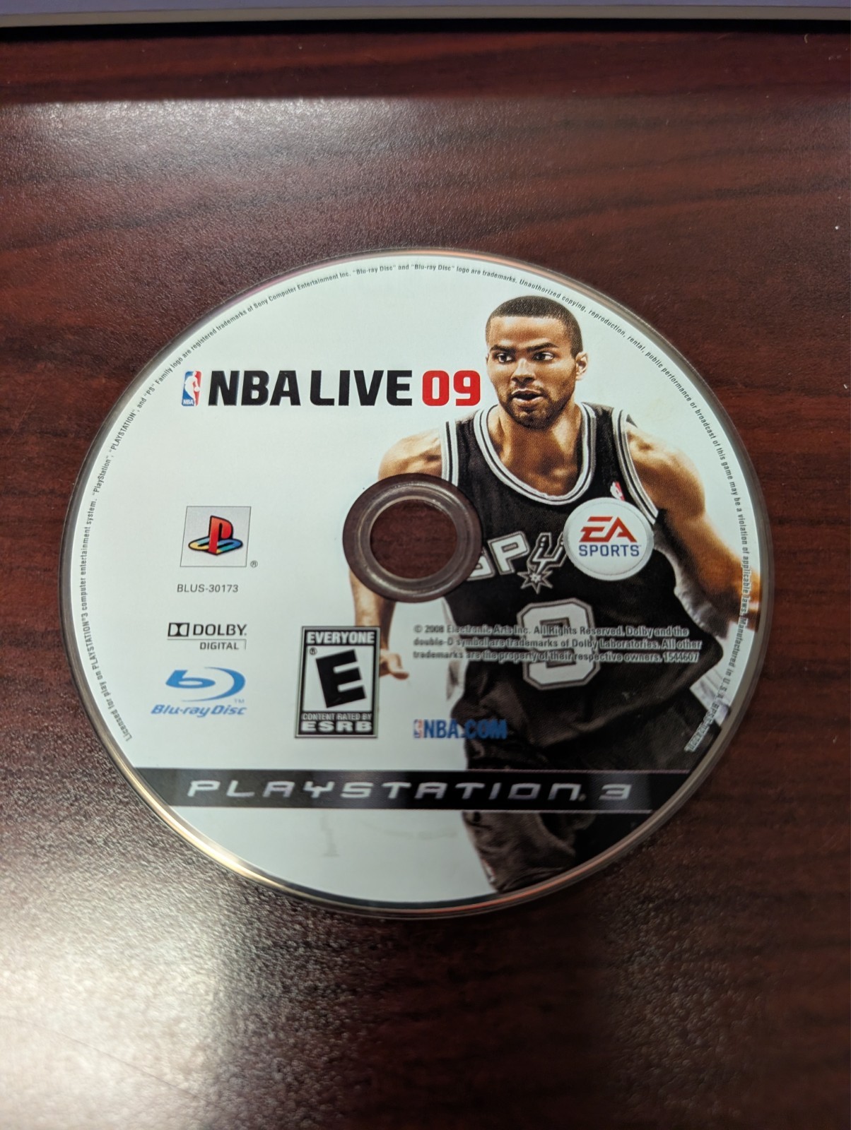 NBA Live 09 (Sony PlayStation 3 PS3) NO TRACKING – DISC ONLY 6782