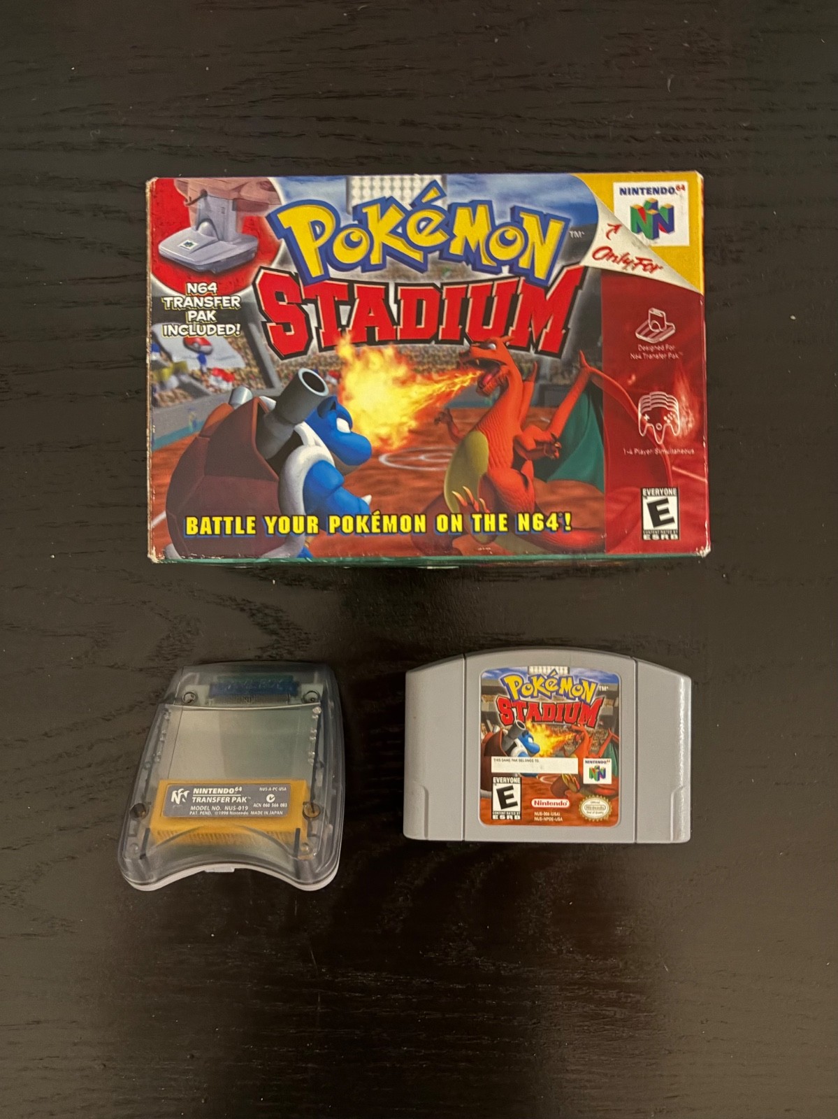 Pokemon Stadium – Nintendo 64 N64 – with box no instructions original owner