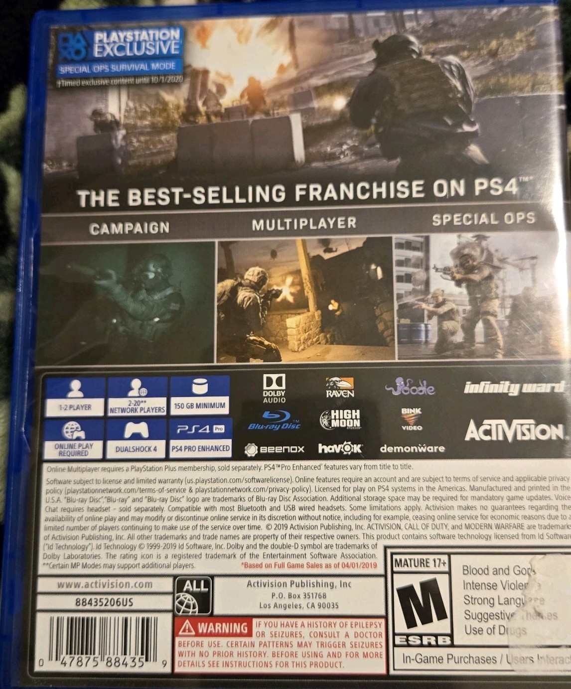 Call of Duty: Modern Warfare – PlayStation 4