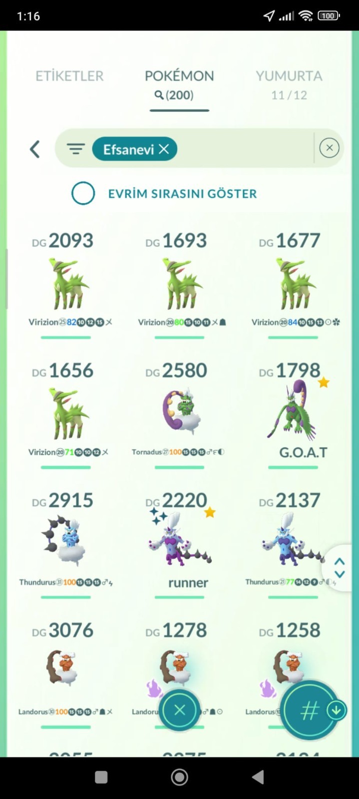 Pokémon Go level 72 lvl – 2016