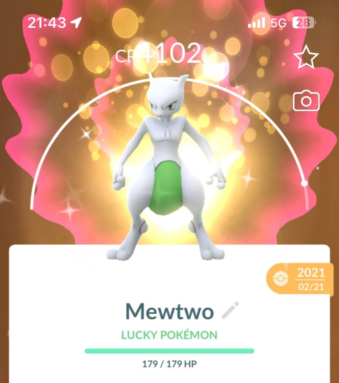 ✨ Rare Shiny Mewtwo ✨Custom OT – GO to Home – Legit – GO Stamp