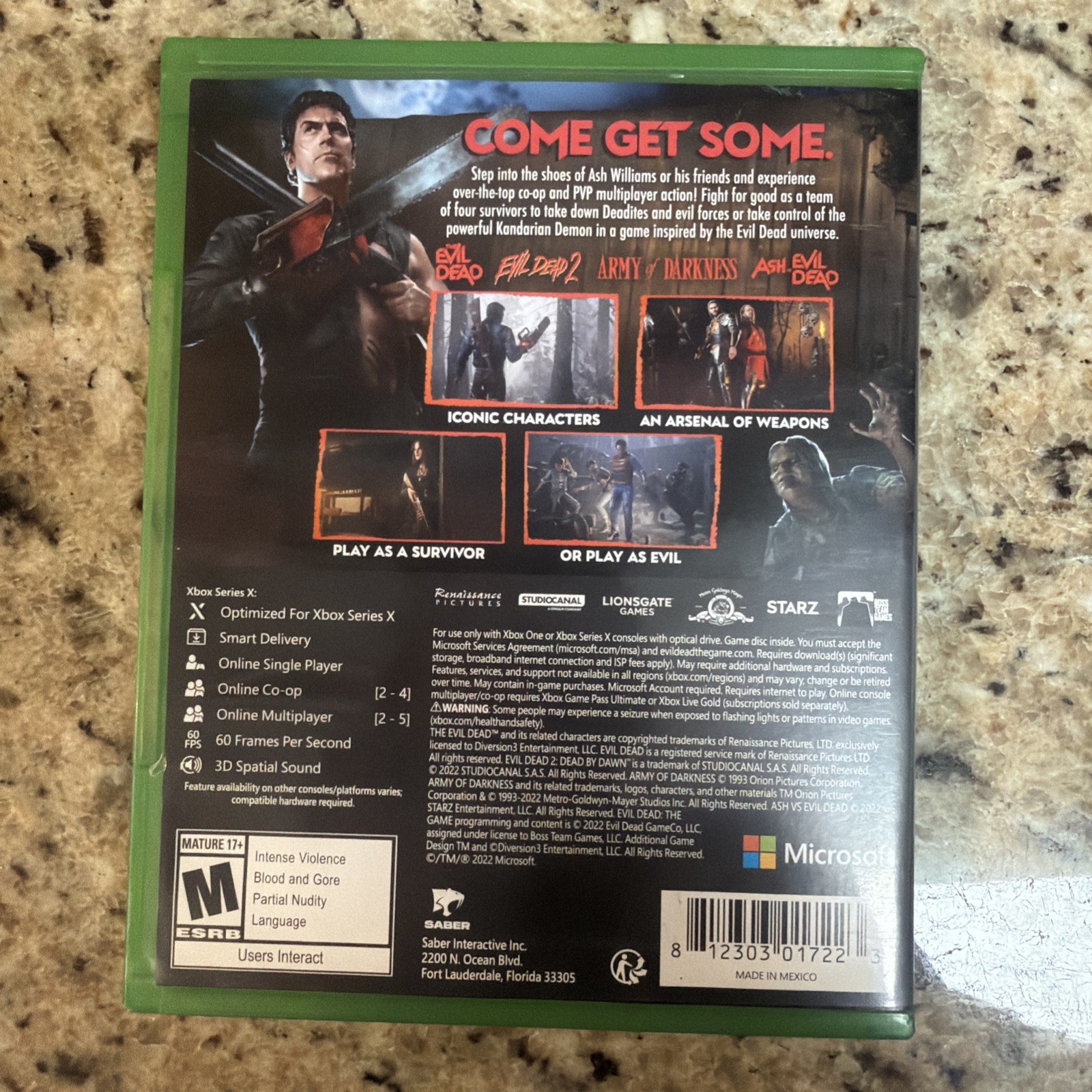 Evil Dead: The Game (Xbox Series X, 2022) Xbox One