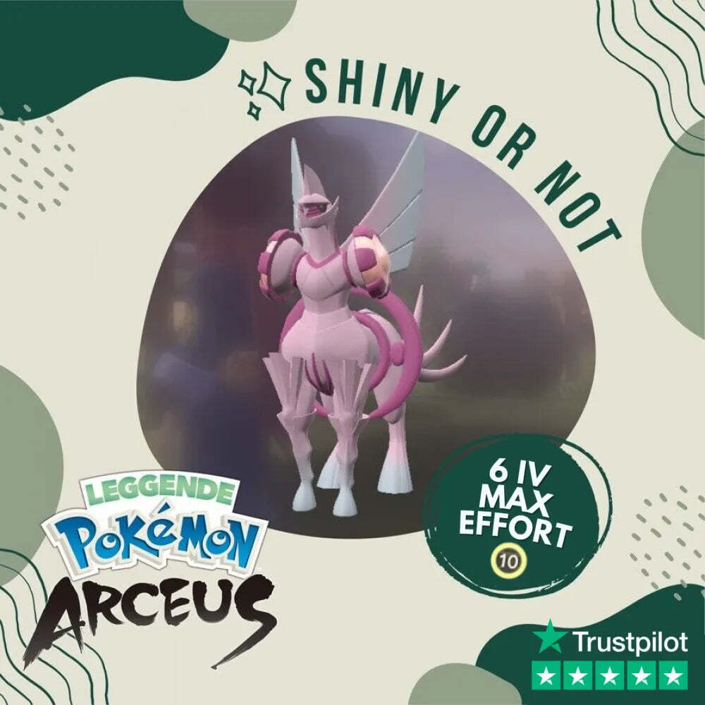 Palkia Origin Shiny ✨ Legends Pokémon Arceus 6 IV Max Effort Custom OT Gender