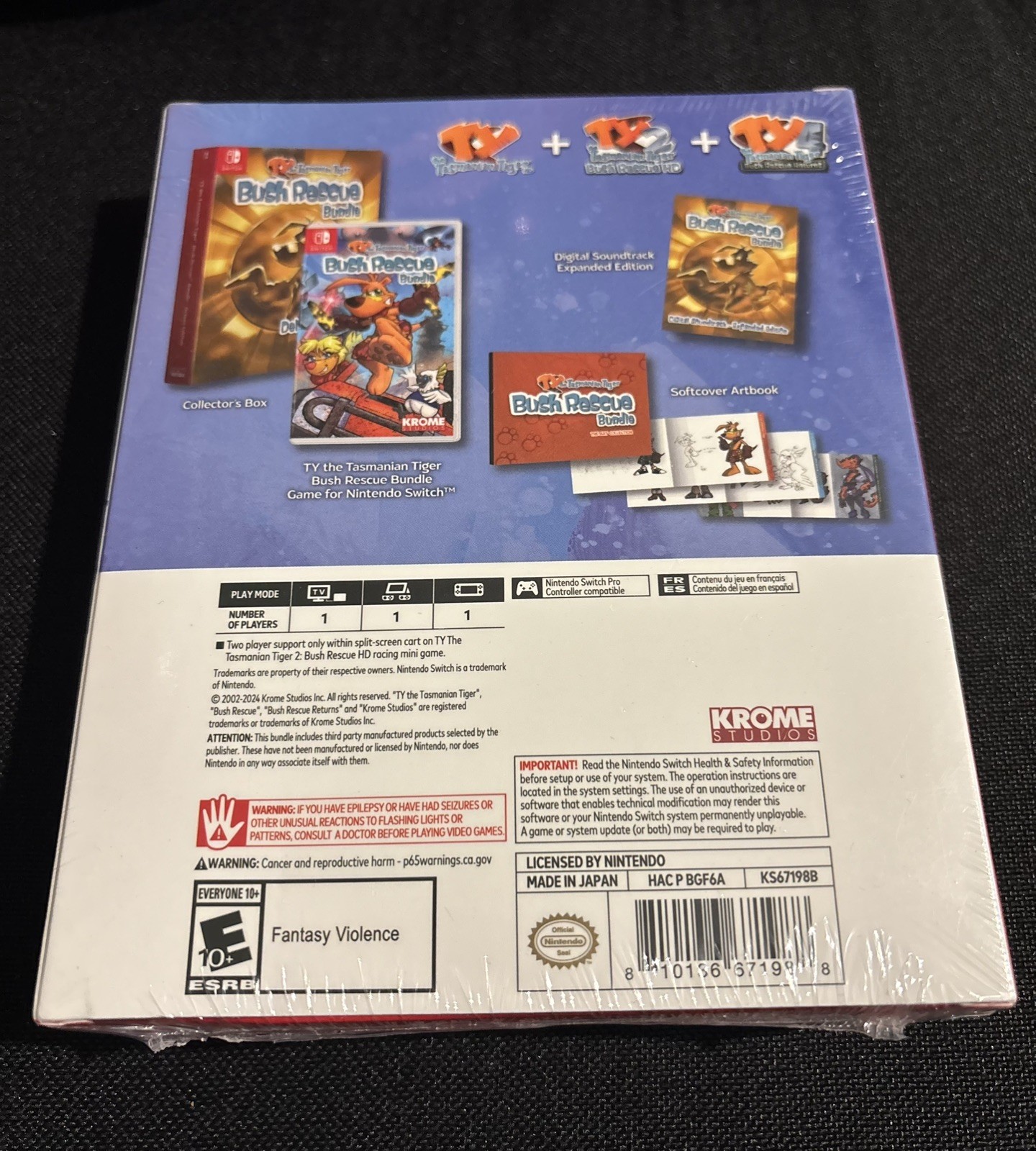 Ty the Tasmanian Tiger HD: Bush Rescue Bundle: Deluxe Edition – Nintendo Switch