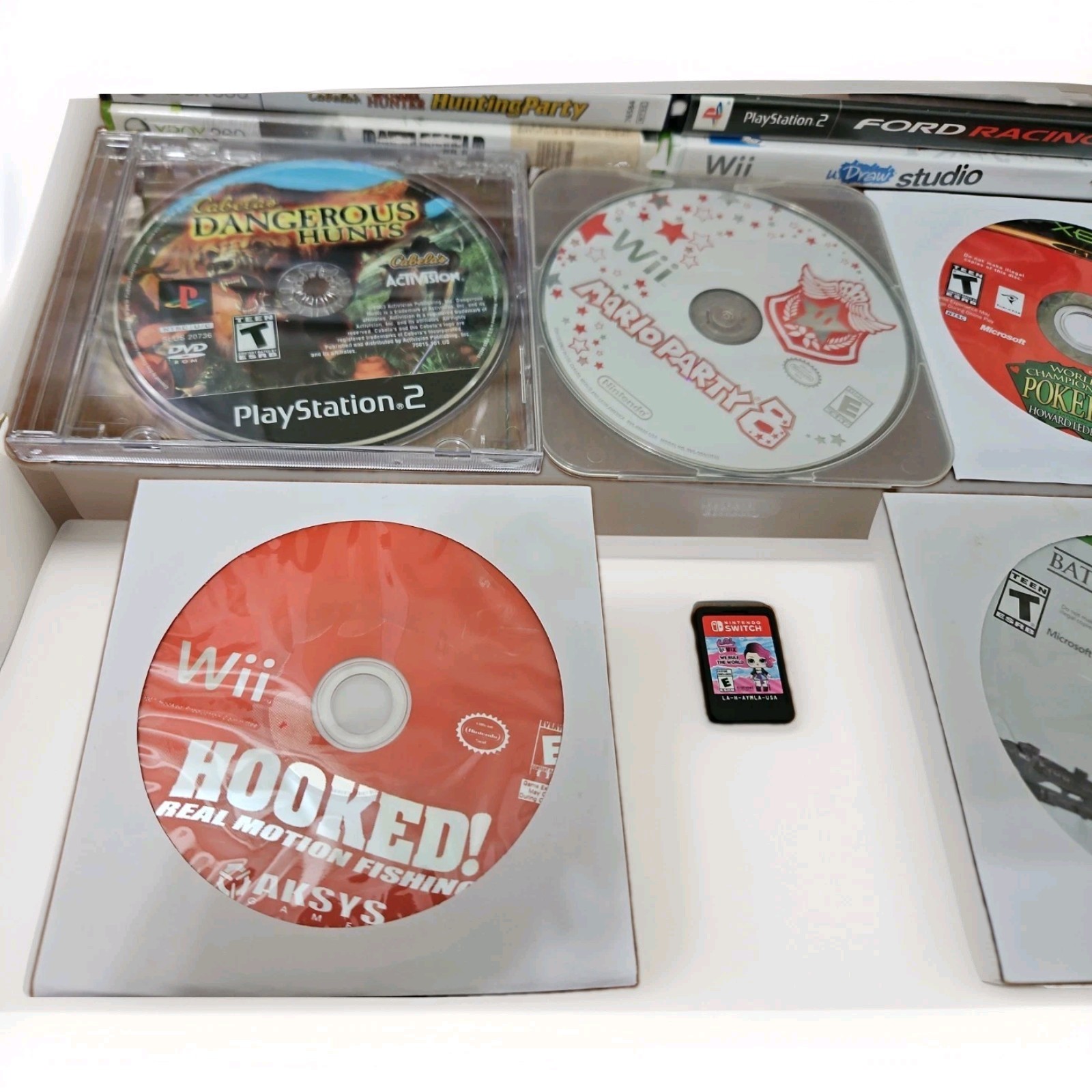 Lot of 22 Video Games Various Conditions As Is Parts or Repair Wii PS2 Xbox 36