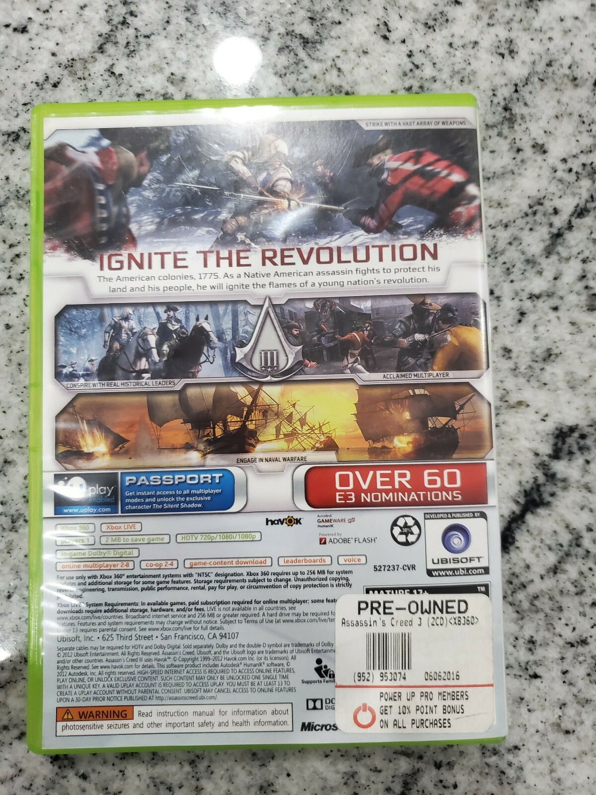 Assassin’s Creed III (Microsoft Xbox 360, 2012) 3