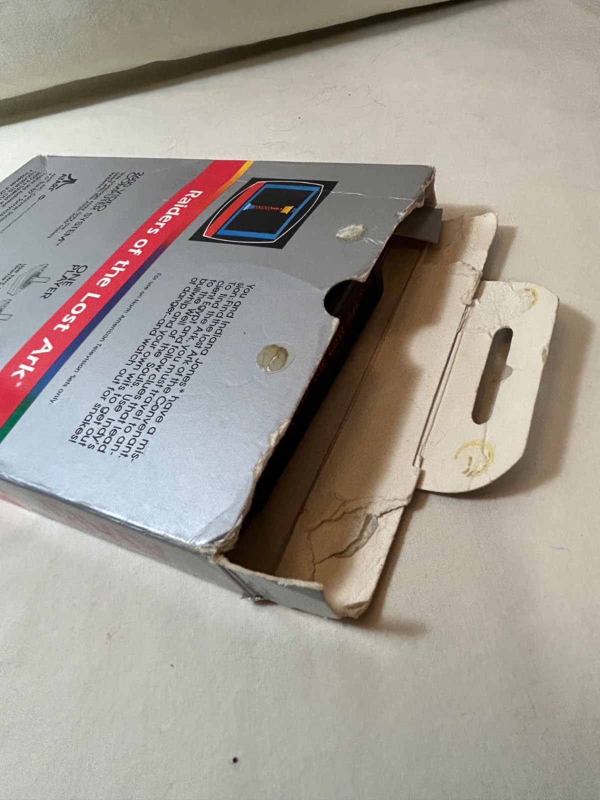 Raiders of the lost ark (Atari 2600, 1982) Game Cartridge (UNTESTED)