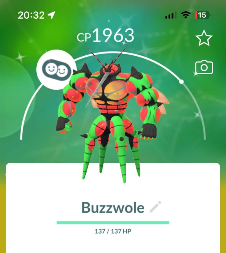 ✨ Rare Shiny BUZZWOLE Pokemon ✨Custom OT GO to Home – Legit – GO Stamp