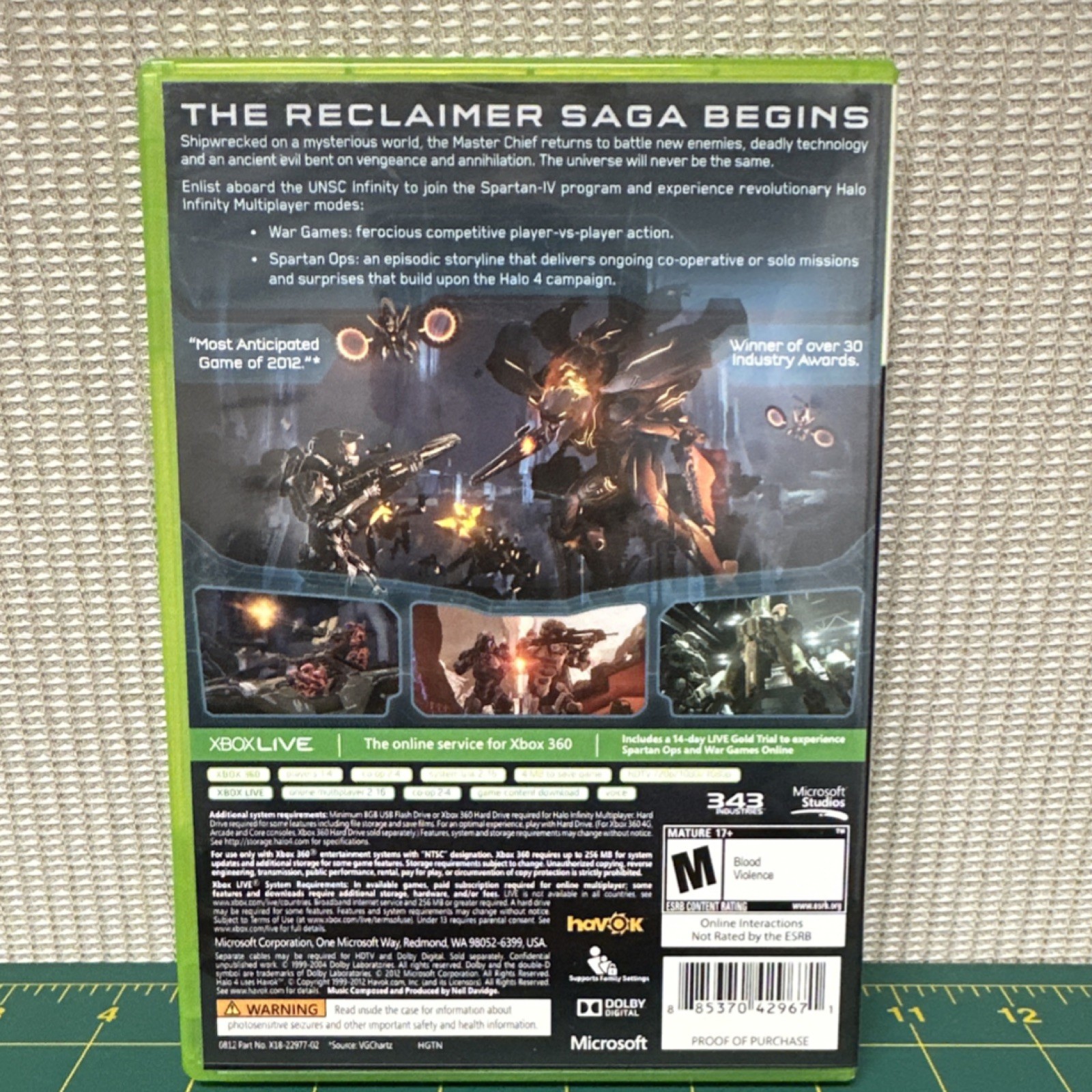 HALO SERIES BUNDLE: Halo 3 Essentials, Halo 4, Halo Reach, & Halo 5 Guardians