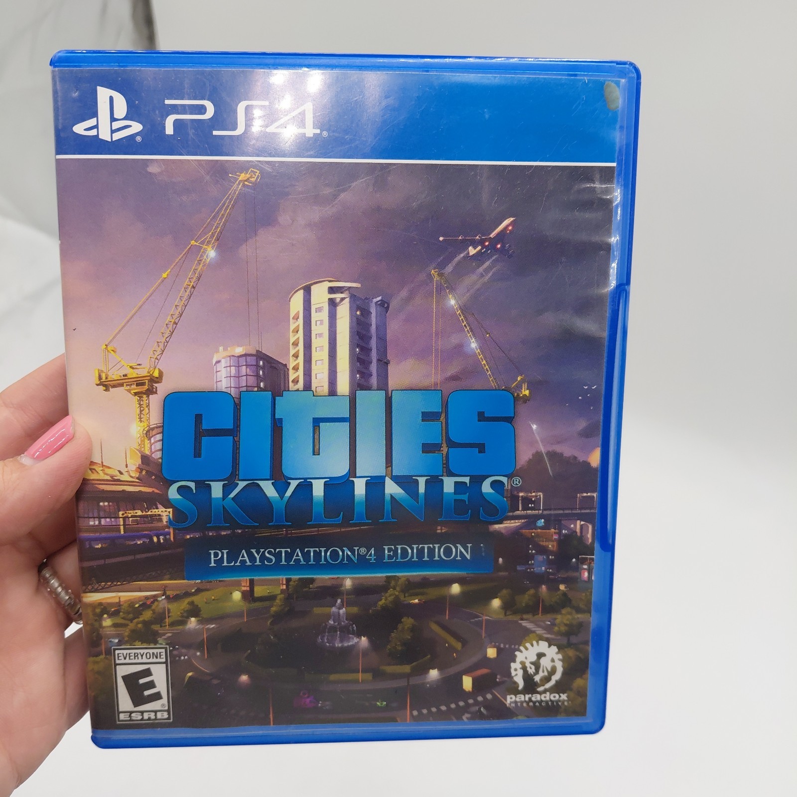 Cities Skylines- Playstation 4 Edition PS4 No Manual Paradox Games Disc & Case