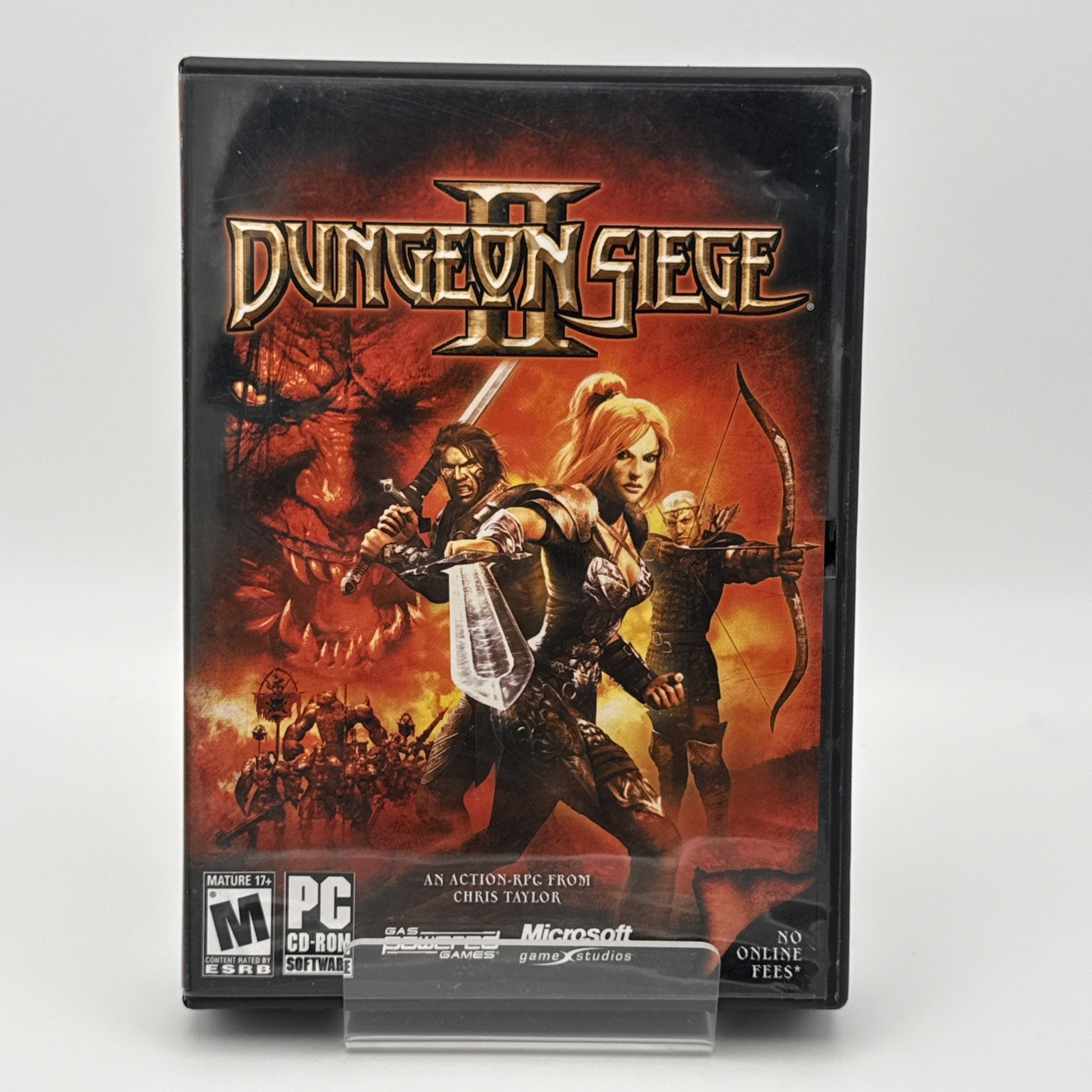 Dungeon Siege II PC 2005 Microsoft Mature Role Playing RPG All Discs