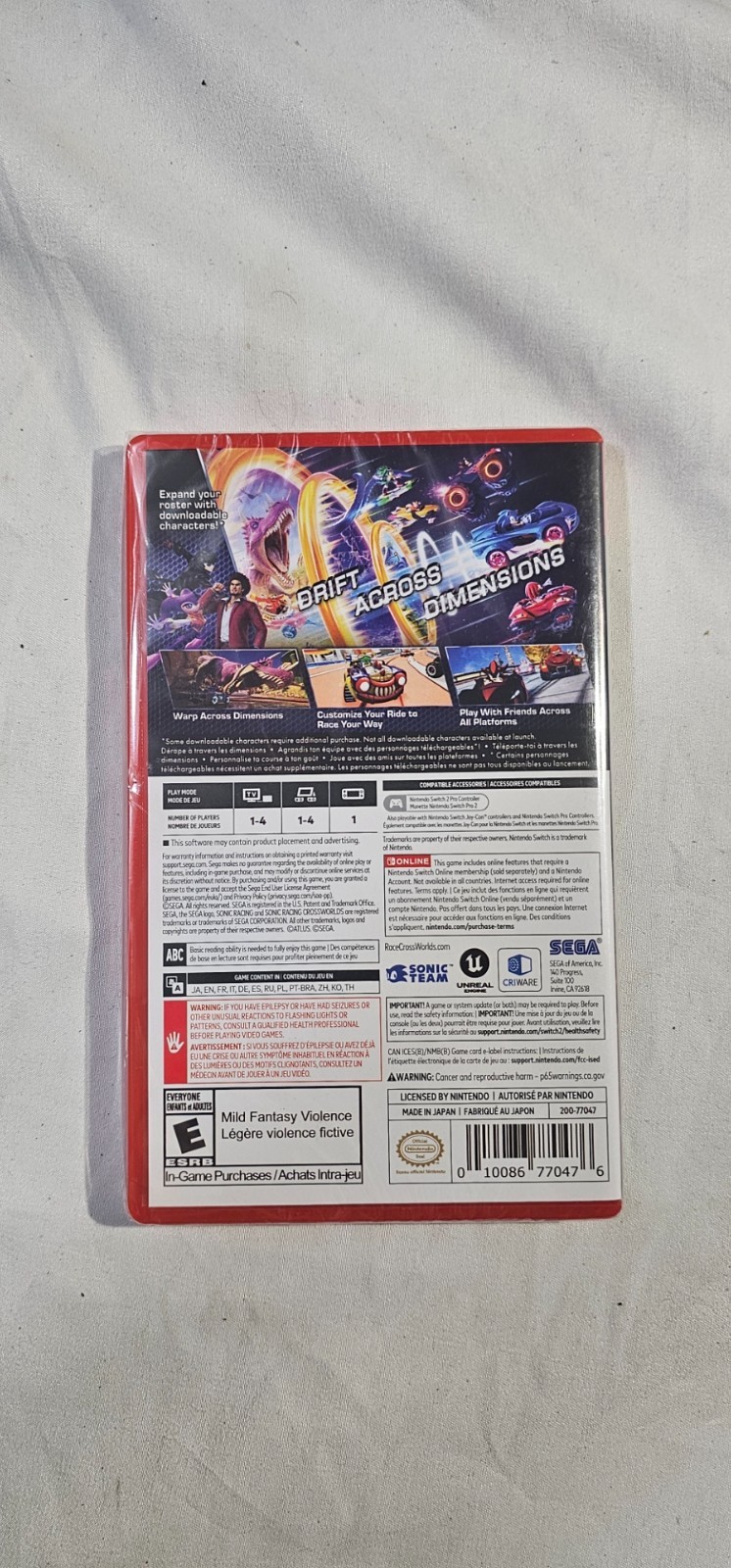 Sonic Racing Crossworlds | Nintendo Switch 2