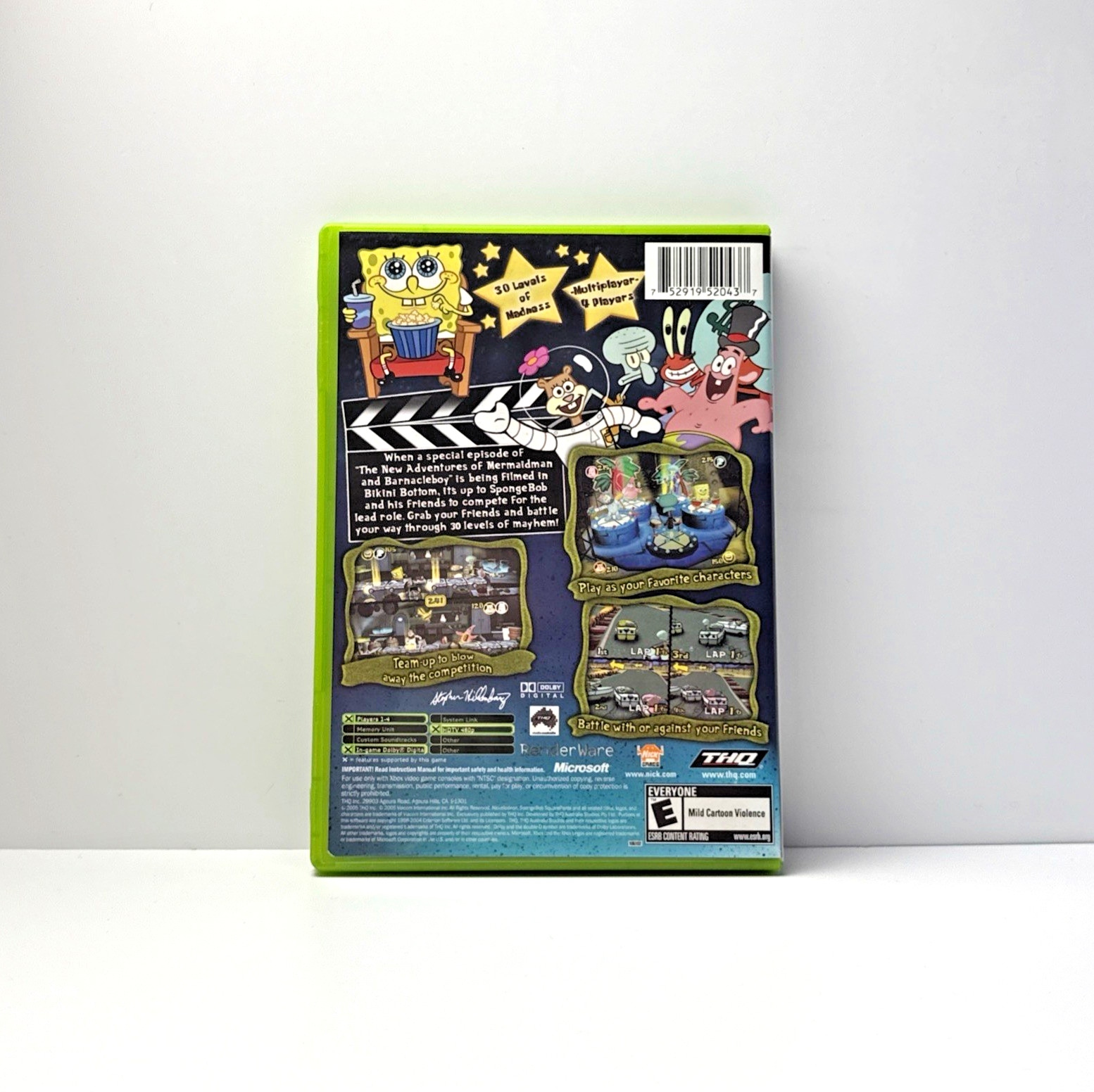 SpongeBob SquarePants: Lights, Camera, Pants! Original Xbox CIB Refurbished