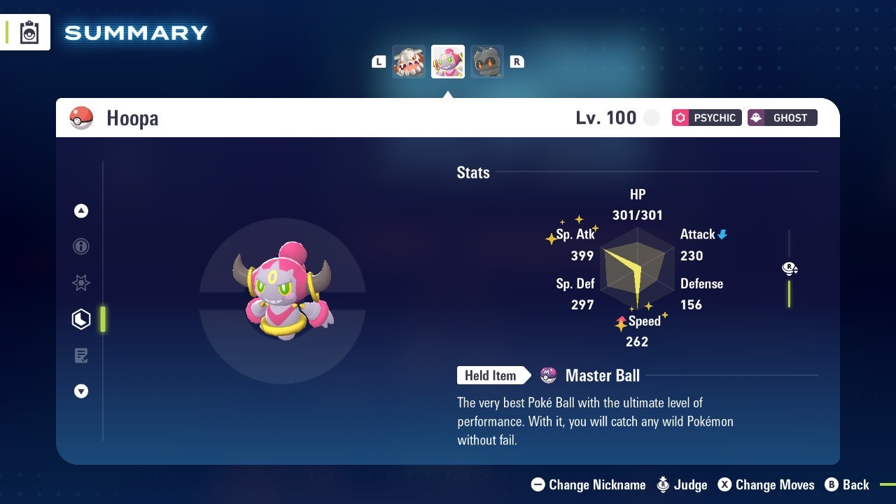 Pokemon Legends ZA 💥 6IV Normal Mythical Hoopa💥Fast 🚀Masterball Held