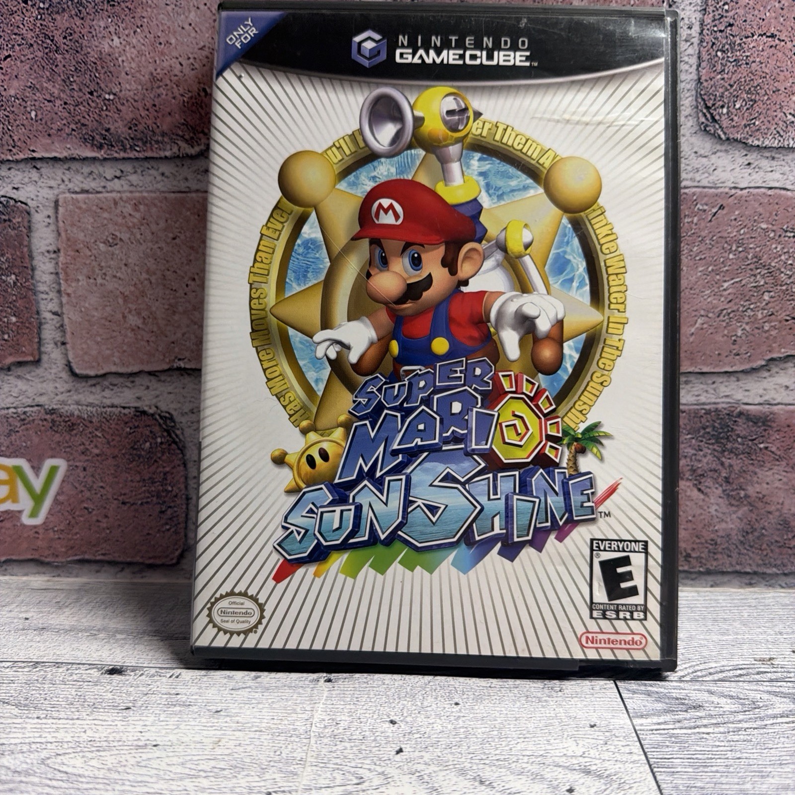 Super Mario Sunshine Nintendo GameCube Tested Missing Manual