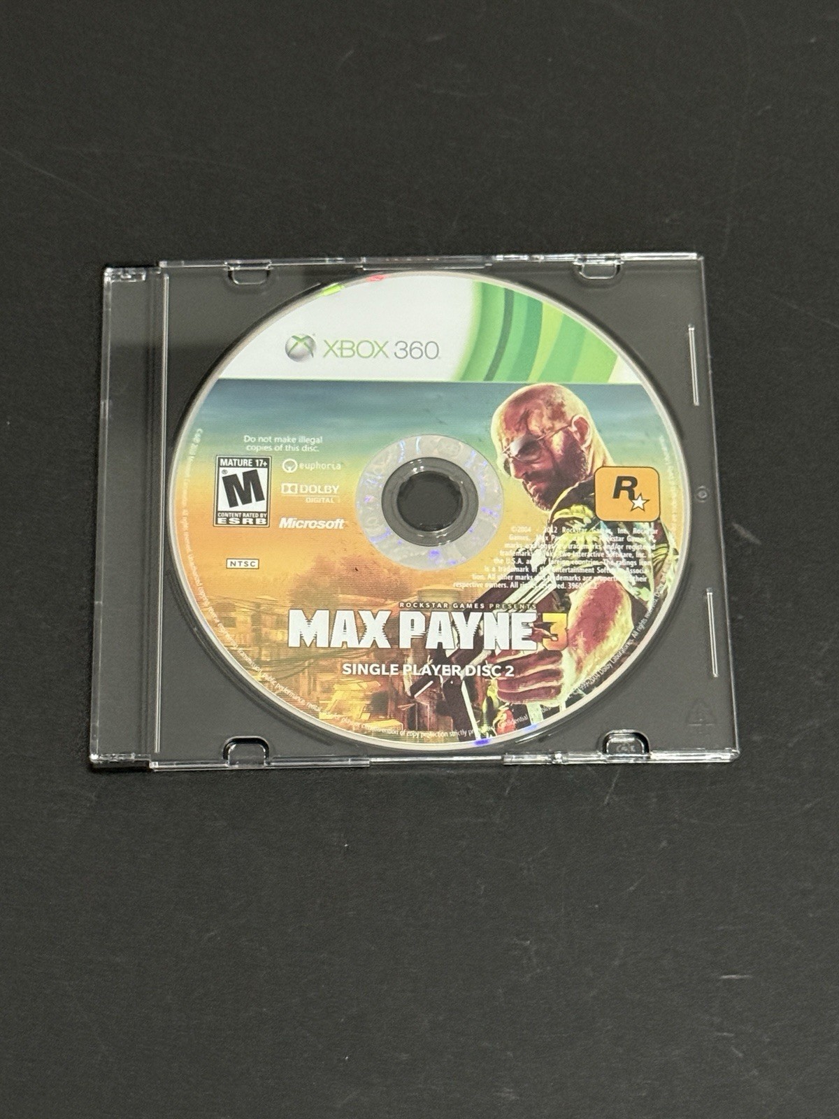Max Payne 3 (Replacement Disc 2 Only) (Microsoft Xbox 360, 2012)