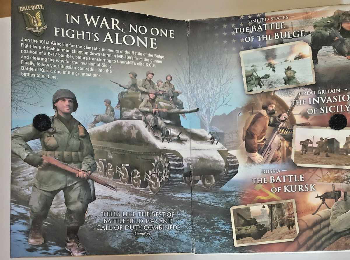 2004 Call of Duty & Call of Duty: United Offensive Expansion Pack New