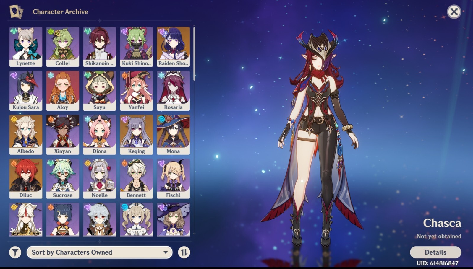 Genshin Impact [EU] AR48 Diluc, Mona, Albedo, Keqing, Raiden Shogun