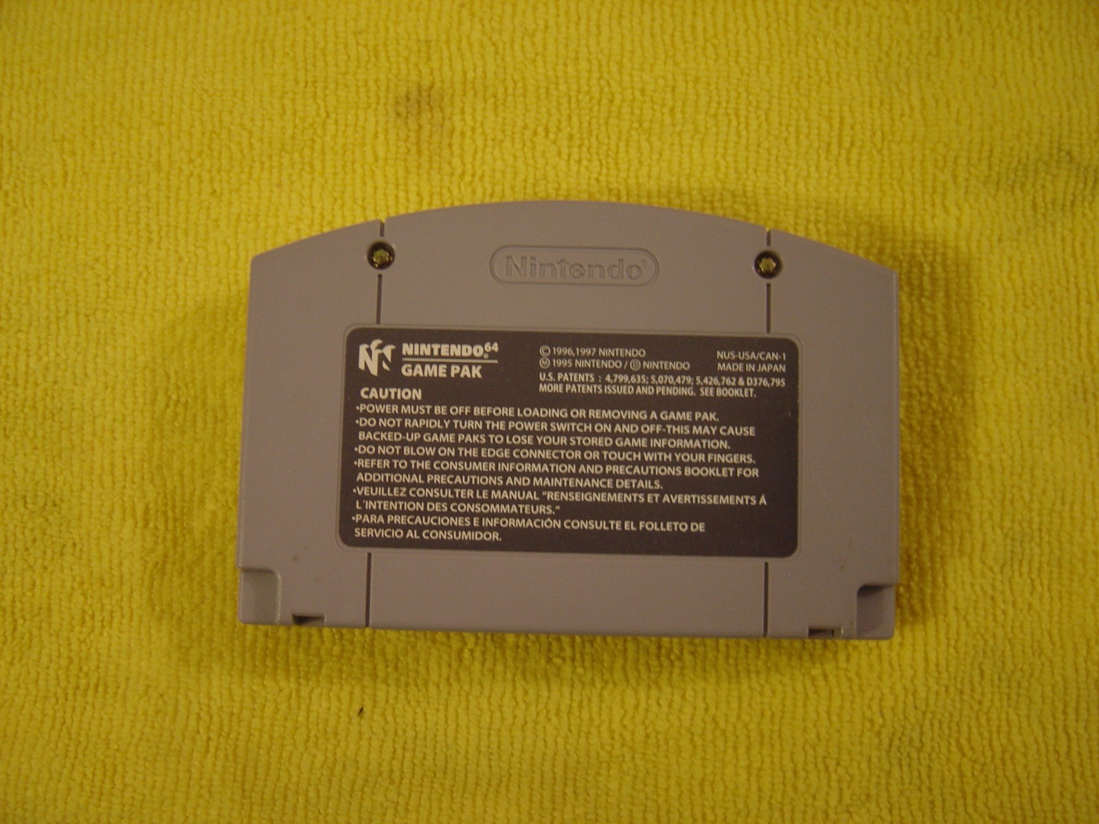 Pokemon Stadium (N64, Nintendo 64, 1997), Untested