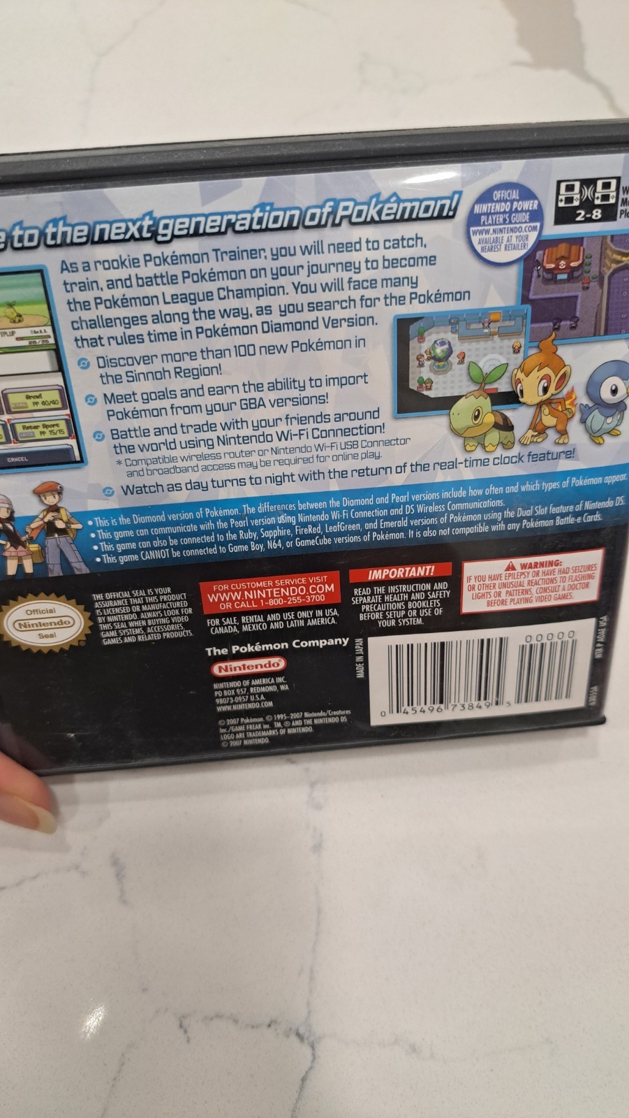 Pokémon: Diamond Version (DS, 2007)
