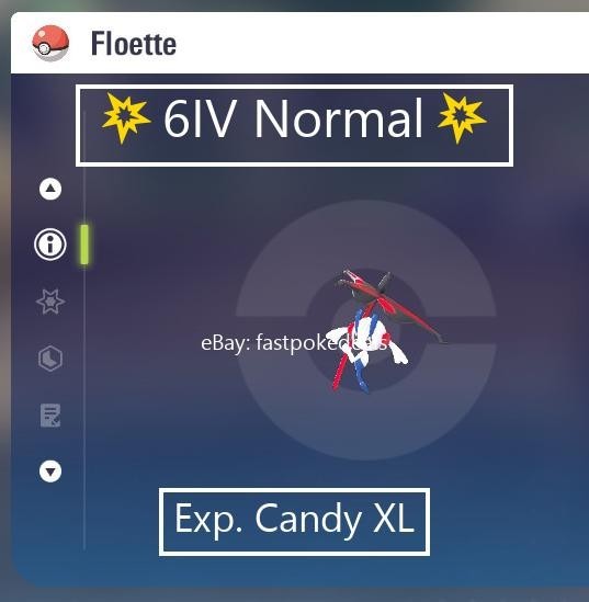 Pokemon Legends ZA ✨ AZ Floette 6IV ✨Fast 🚀