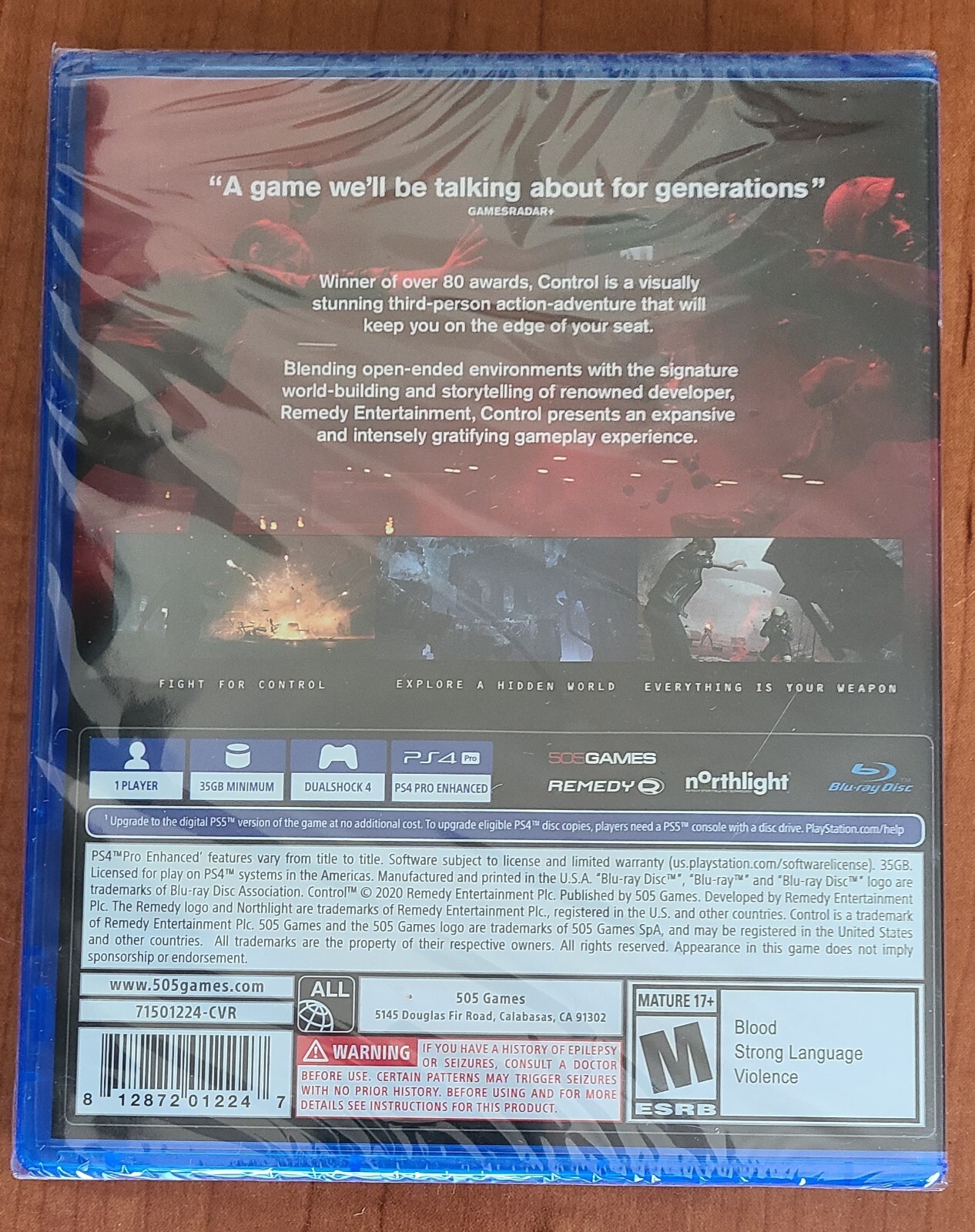 Control Ultimate Edition – PlayStation 4 (PS4 – NEW)