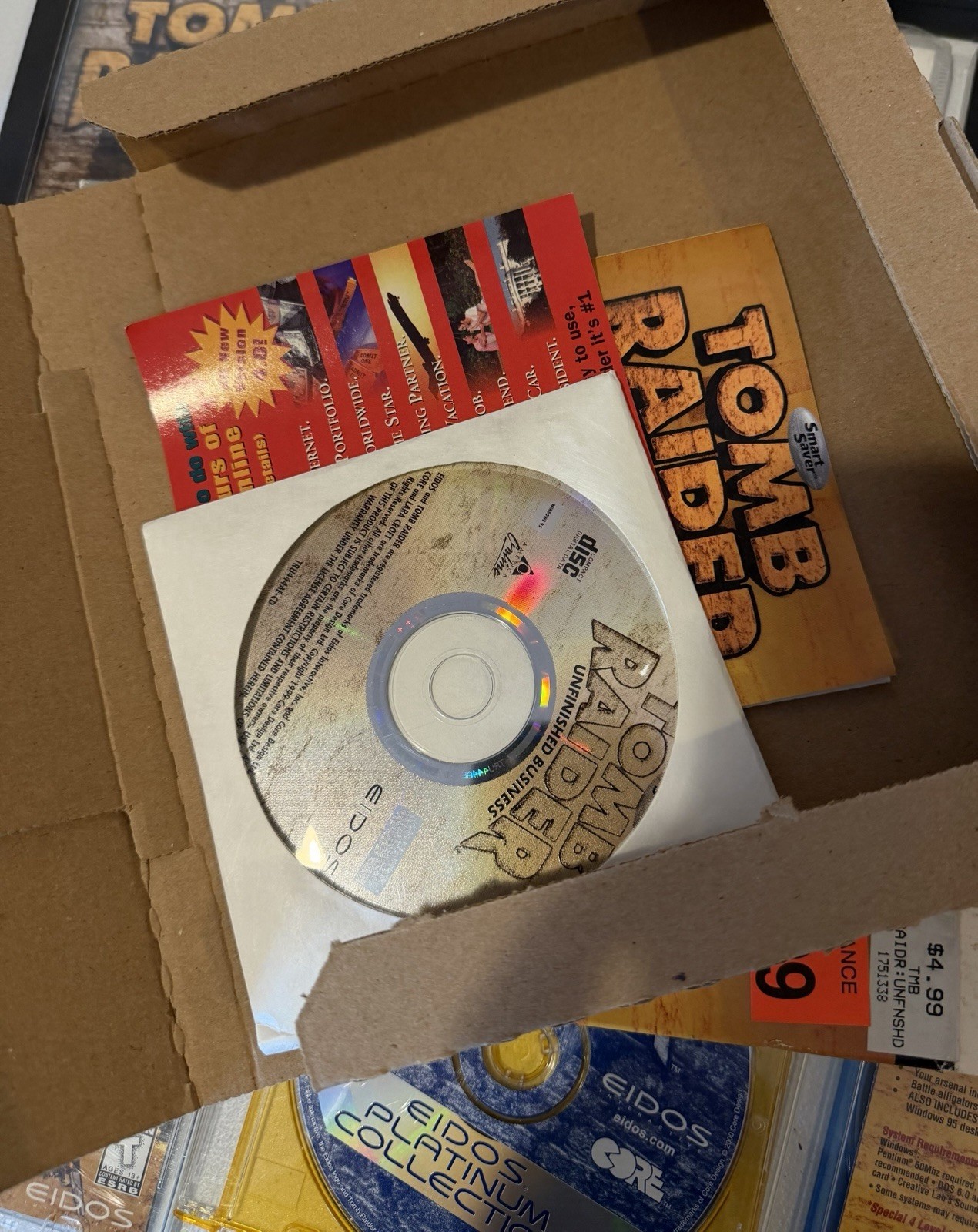 Tomb Raider lot of 15 pc games last revelation gold legend unfinished business