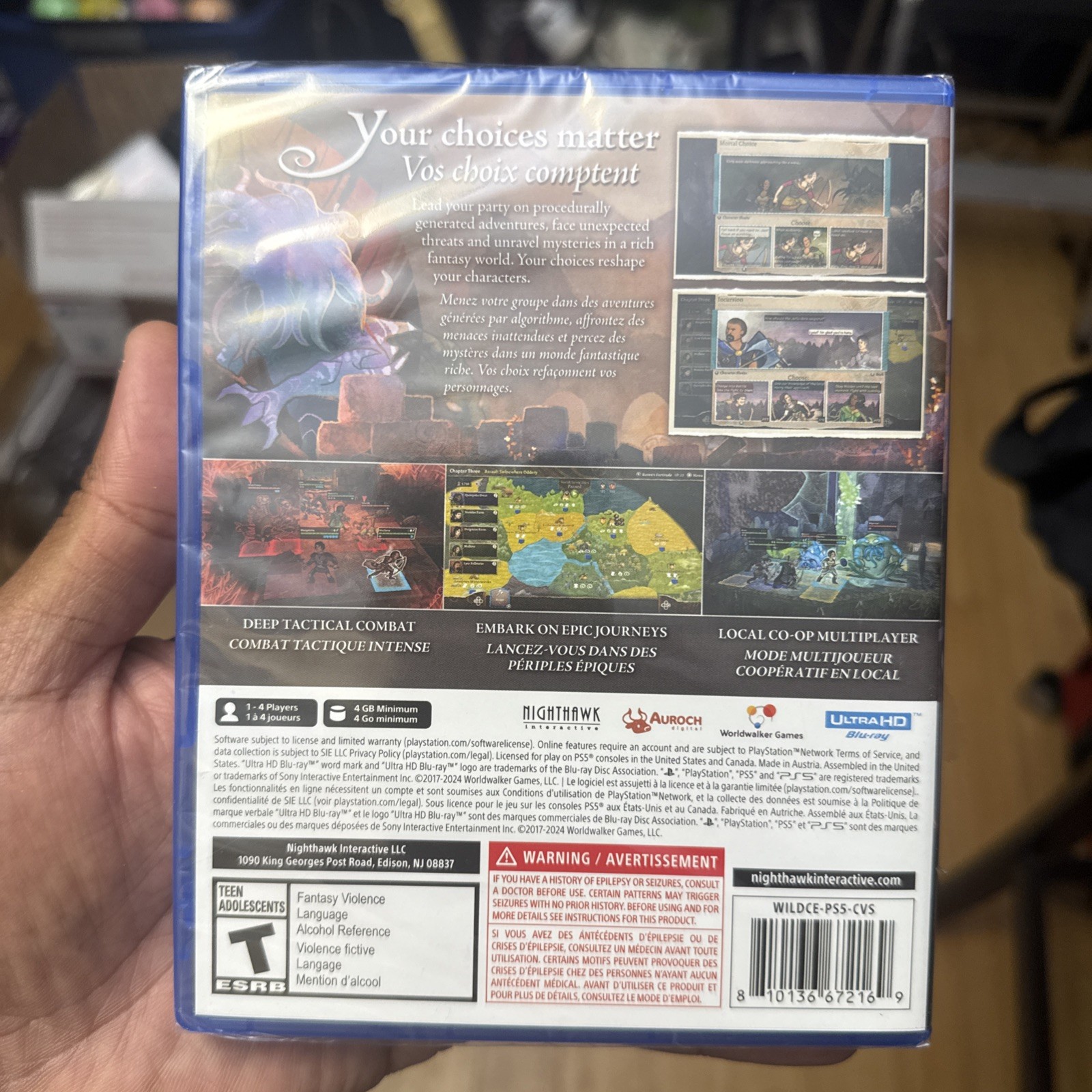 Wildermyth PS5 New Sealed Nighthawk Interactive WILDCE-PS5