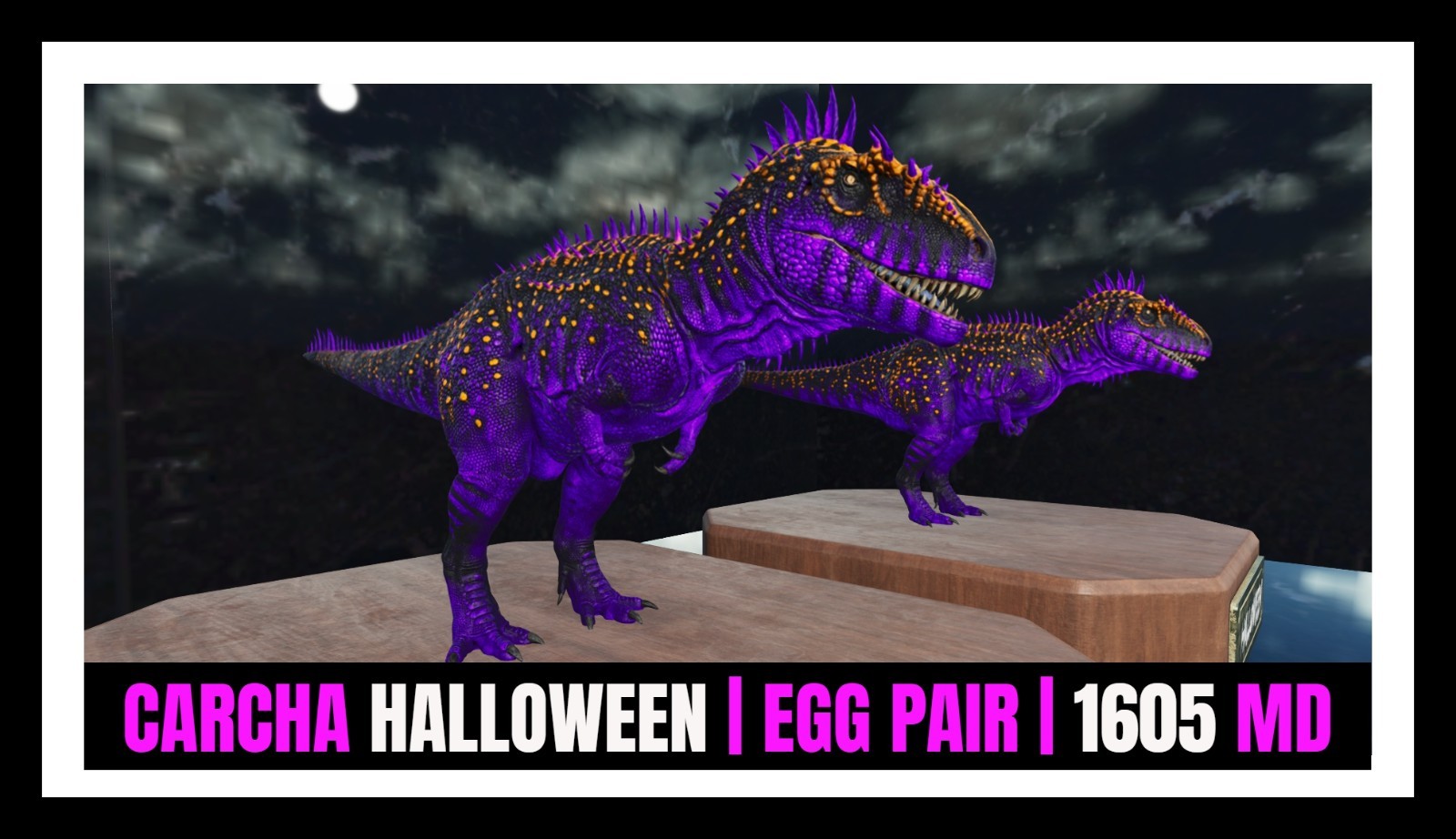 ARK Survival Ascended PvE CARCHA HALLOWEEN TOP 1605 MD BASE PC/XBOX/PS5 ASA