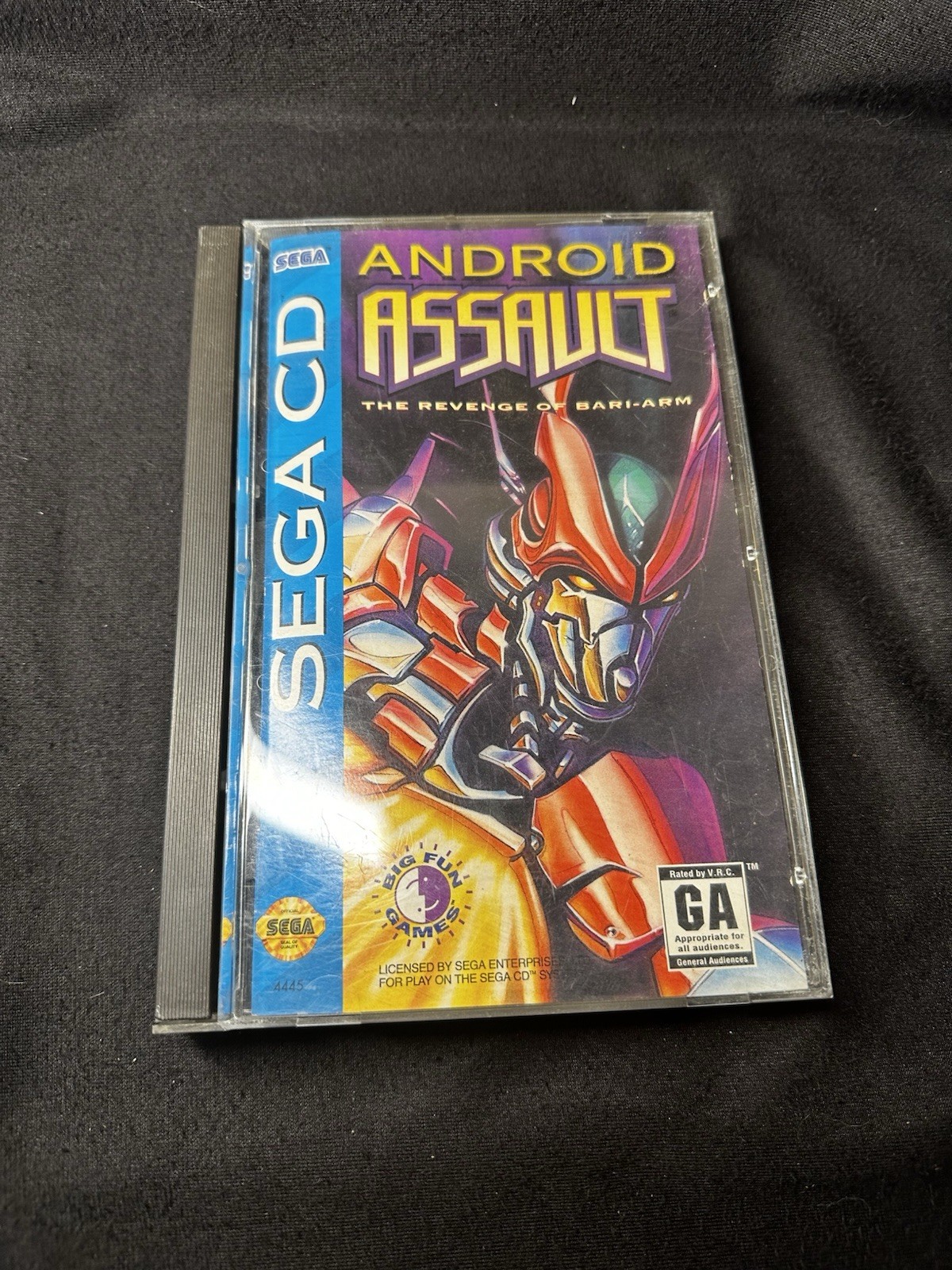 Android Assault: The Revenge of Bari-Arm (Sega CD, 1994) Complete Set