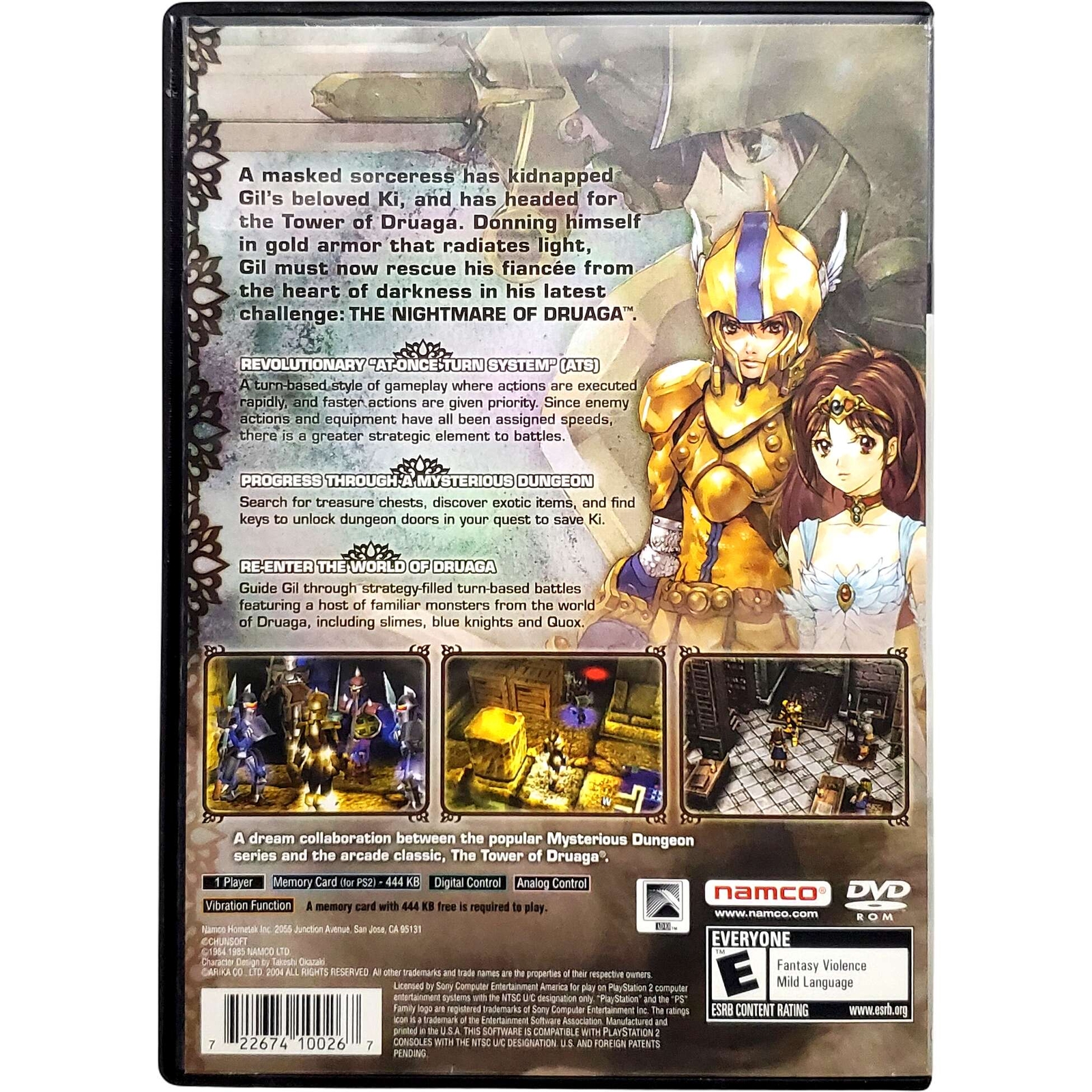 Nightmare Of Druaga Fushigino Dungeon – Sony Playstation 2 PS2 Pristine