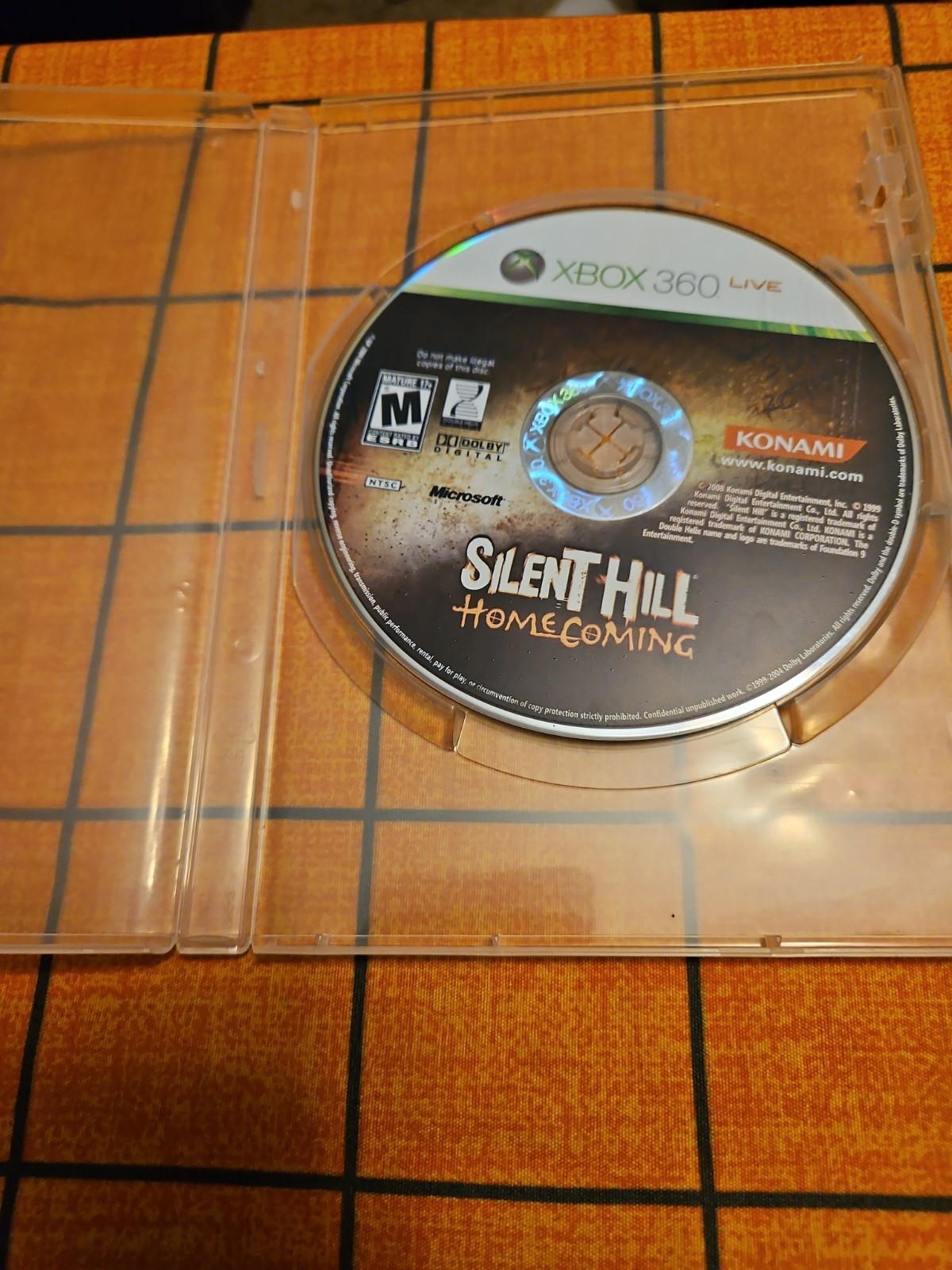 Silent Hill: Homecoming (Microsoft Xbox 360, 2008) Missing Cover