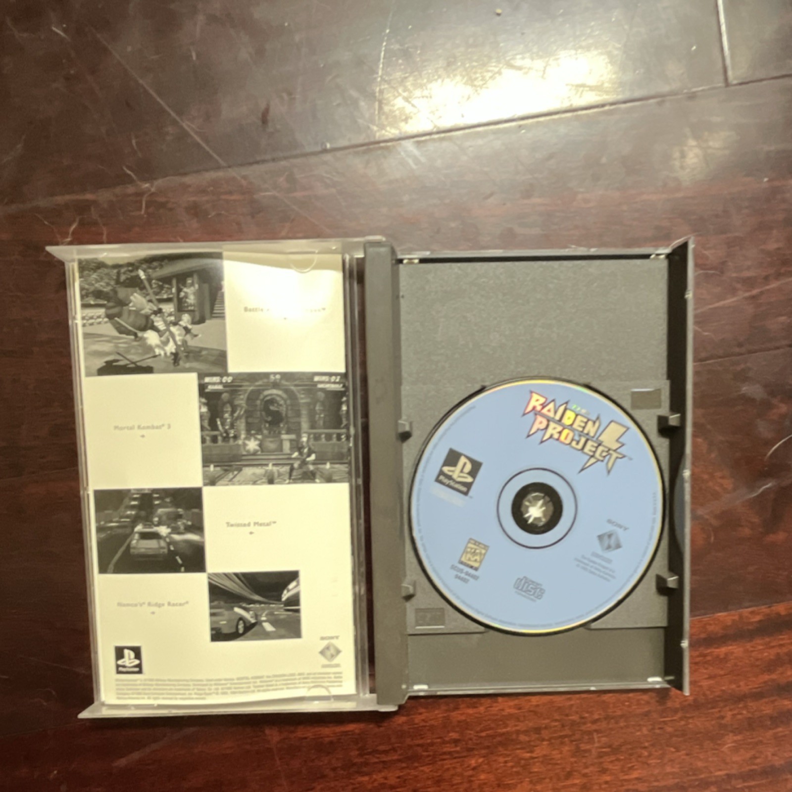 Sony The Raiden Project PlayStation 1 Manual Included Shoot ‚em up NTSC-U/C 1995